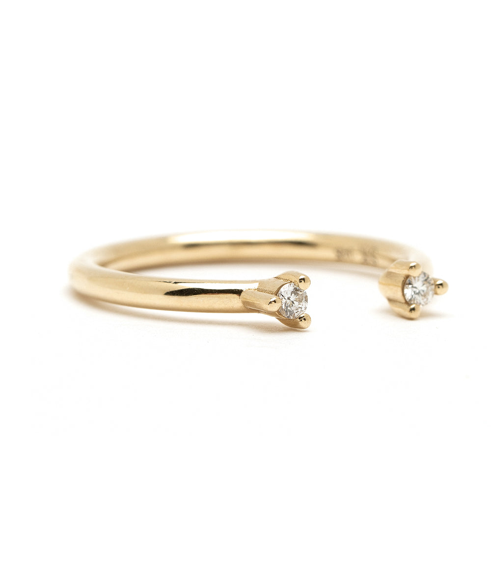 14K Gold Diamond Adjustable Wedding Band for Women - Elegant Stackable Ring for Bridal, Engagement & Anniversary Gifts | Perfect for Everyday Wear & Special Occasions