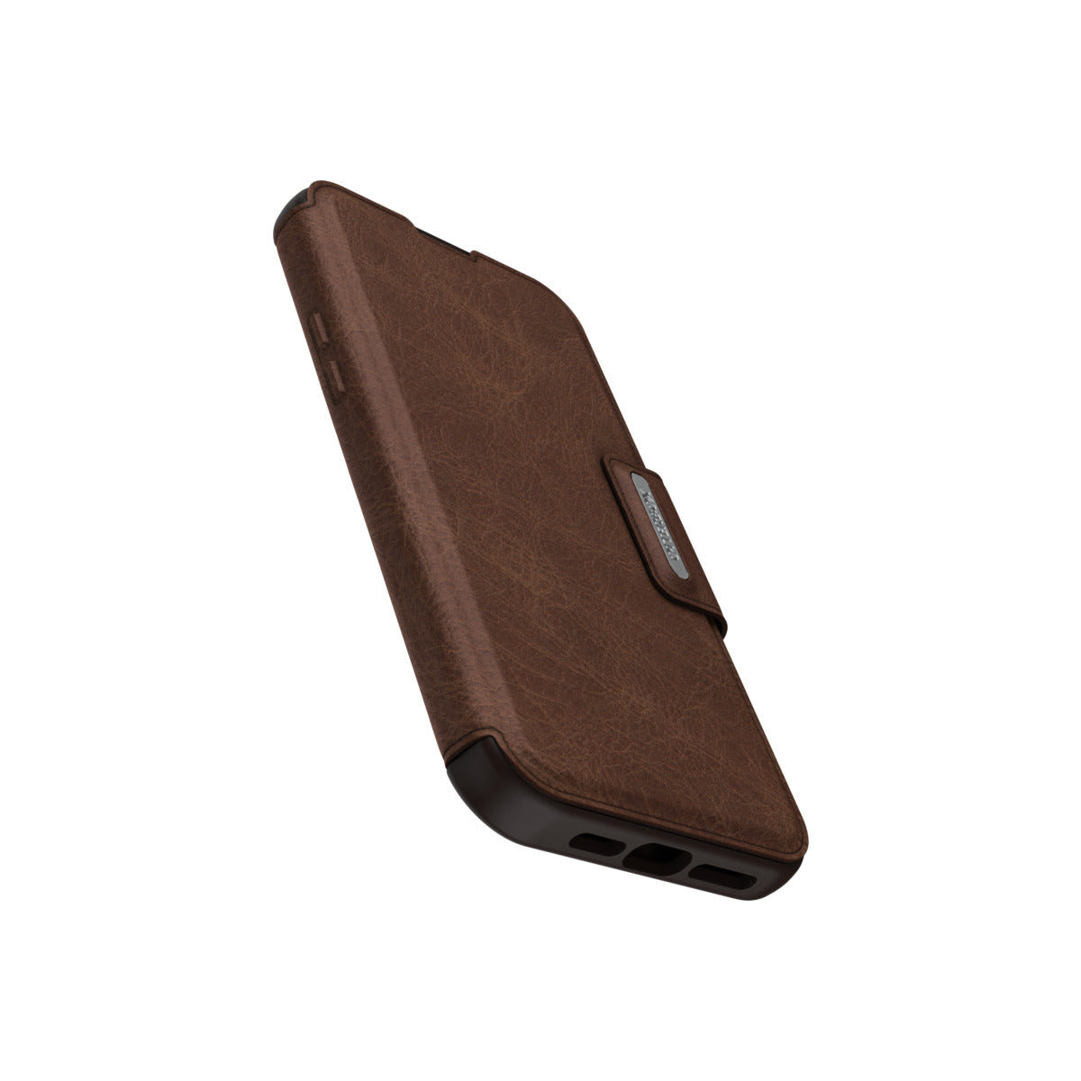 OtterBox Strada Series MagSafe Compatible Case for iPhone 15 Plus - Premium Leather Wallet & Protective Cover for Everyday Use & Business Travel