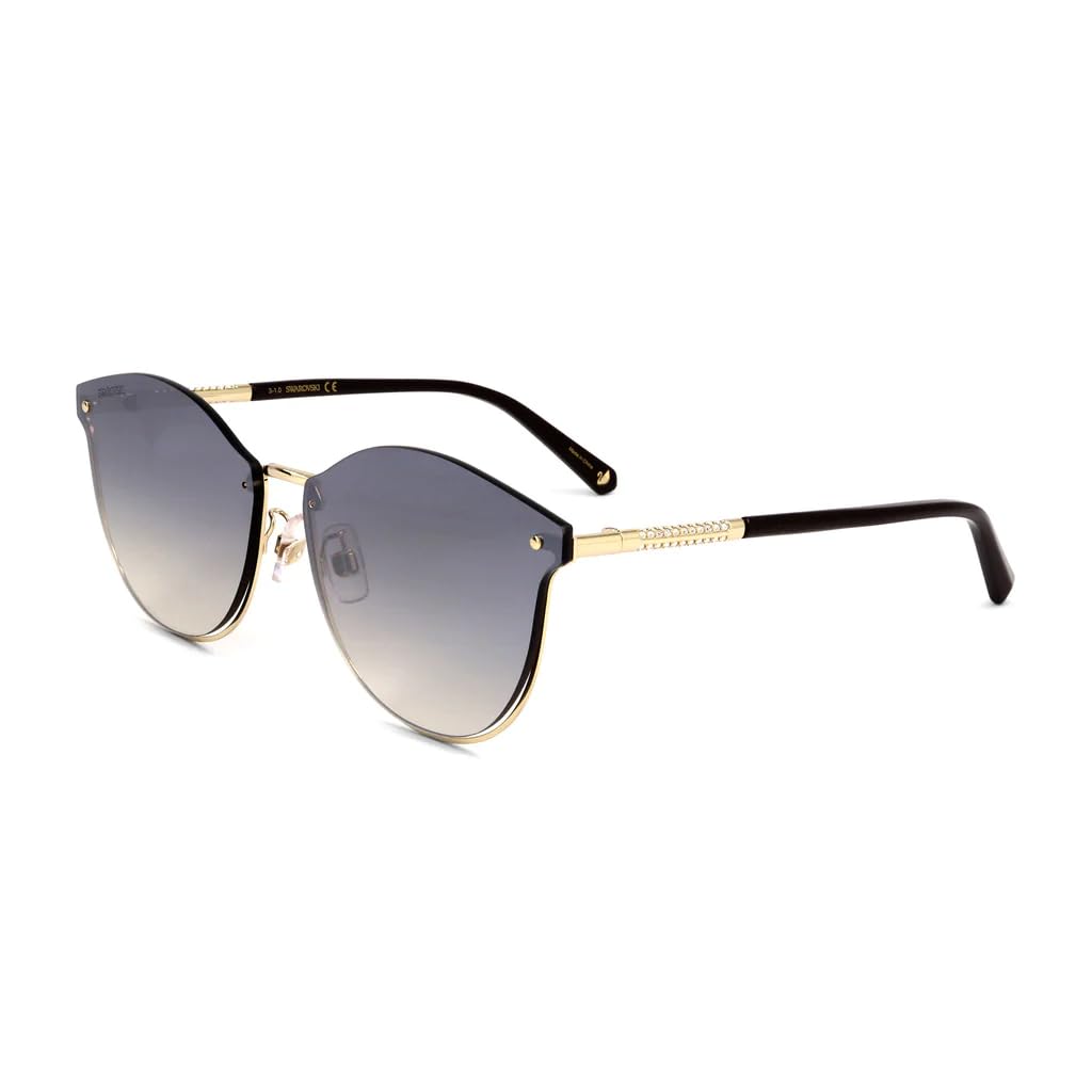 SWAROVSKI SK0302-K Luxury Women's Sunglasses - UV Protection, Polarized Lenses, Fashionable Design for Outdoor Activities, Beach, Driving & Travel