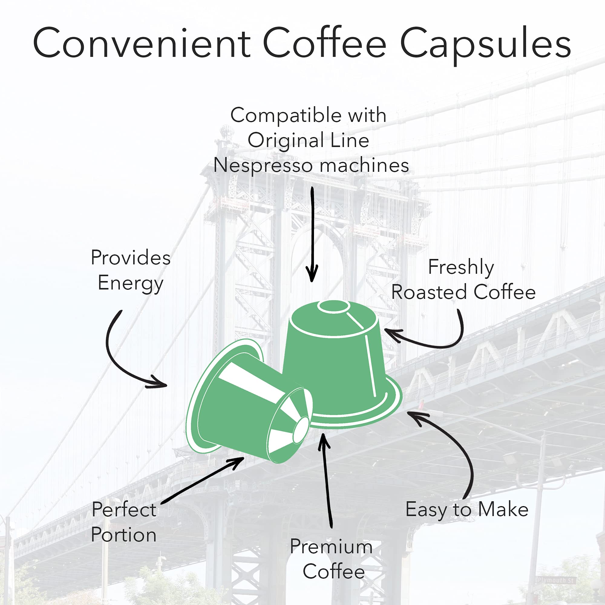 HiLine Coffee Hazelnut Cupcake Flavored Espresso Pods - 20 Count, Single Cup Capsules Compatible with Nespresso Original Brewers - Perfect for Home, Office & Gifts