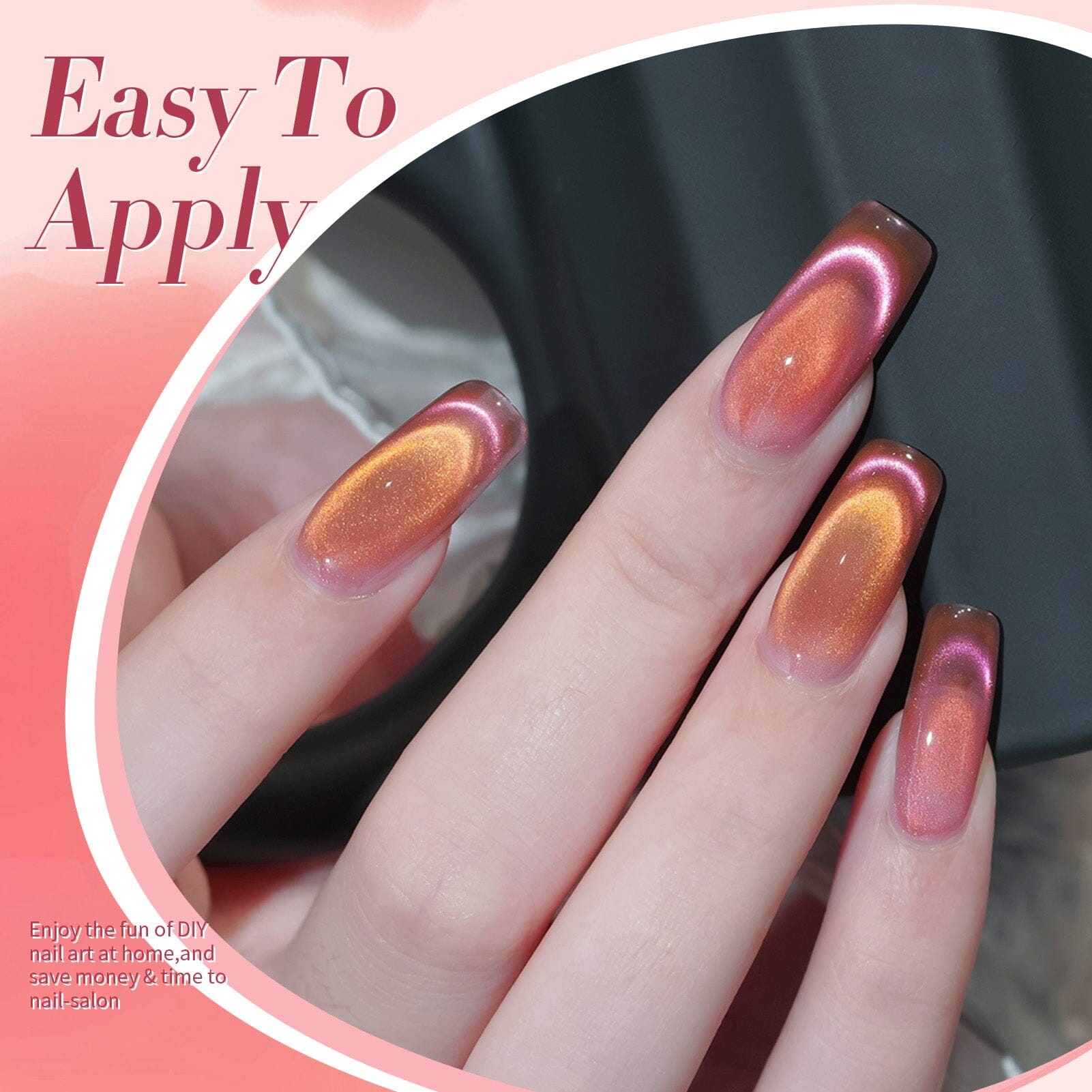 Red Yellow Cat Magnetic Gel Polish MY138 Firefly 15ml - Long Lasting UV LED Nail Polish for Salon & Home Manicures - Perfect for Parties, Weddings & Special Occasions