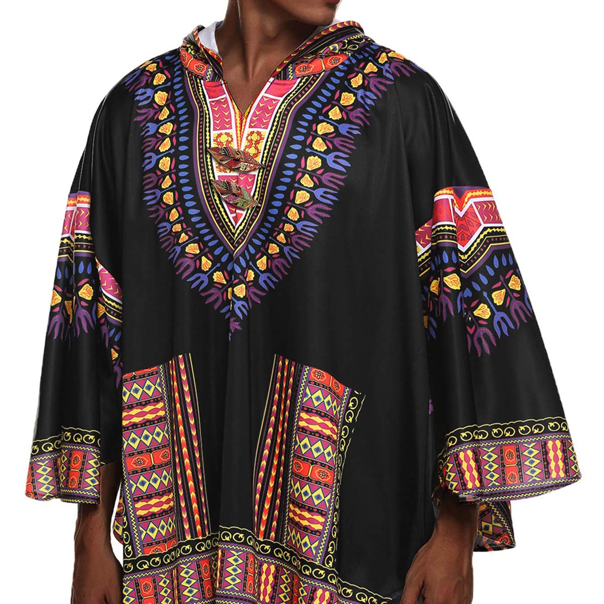 50 PCS African Tribal Pattern Wooden Buttons for Sewing, DIY Crafts, Clothing & Home Decor - Perfect for Scrapbooking, Quilting & Fashion Accessories