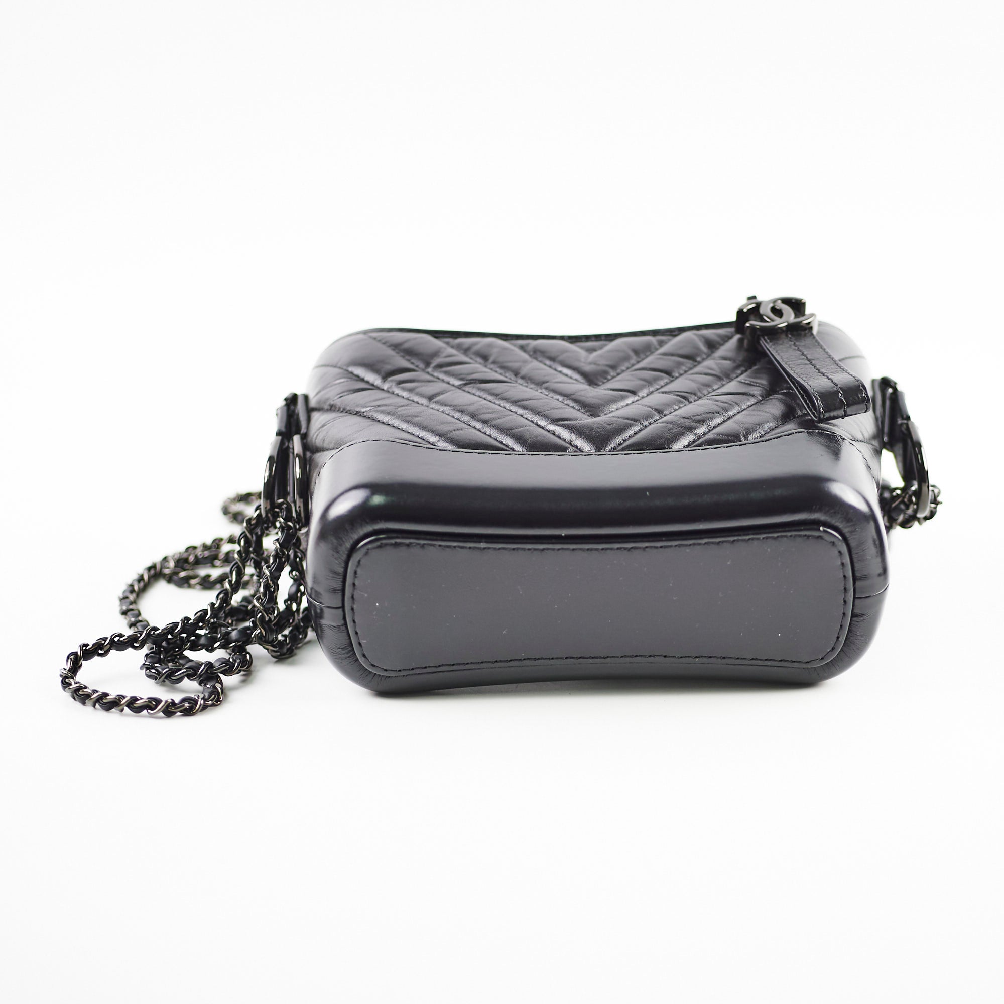 Chanel Small Gabriel Black Leather Shoulder Bag 28cm - Luxury Designer Handbag for Women, Perfect for Work, Evening & Special Occasions