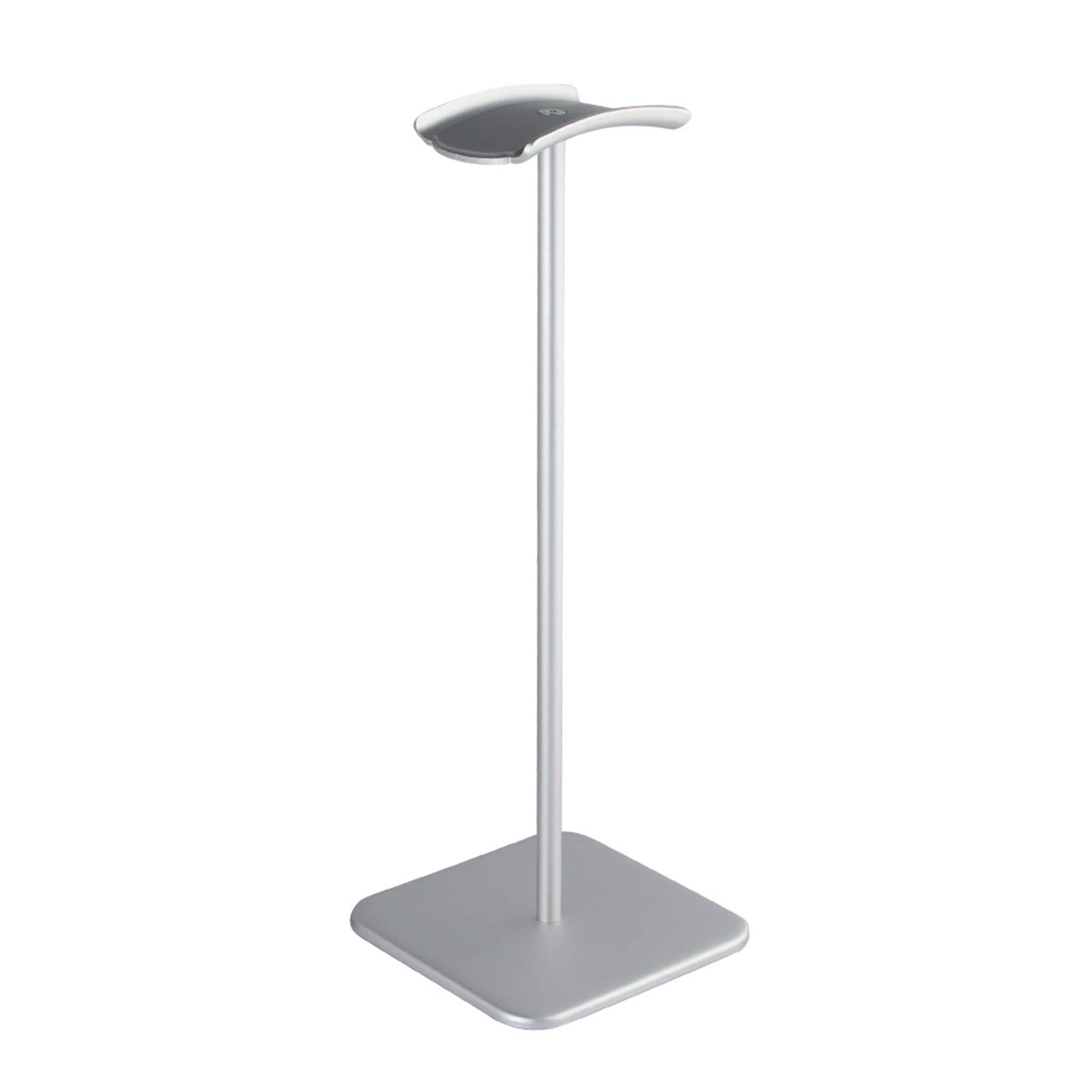 Premium Aluminum Alloy Headphone Stand - Universal Headset Holder with Stable Base for All Headphone Sizes (Grey) - Perfect for Desk Organization, Gaming Setup & Office Accessories