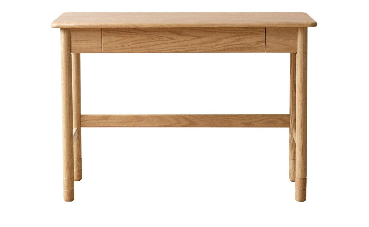 Solid Oak Wood Adjustable Height Kids Study Desk with Bookshelf - Perfect for Homework, Reading & Organizing in Bedroom or Playroom
