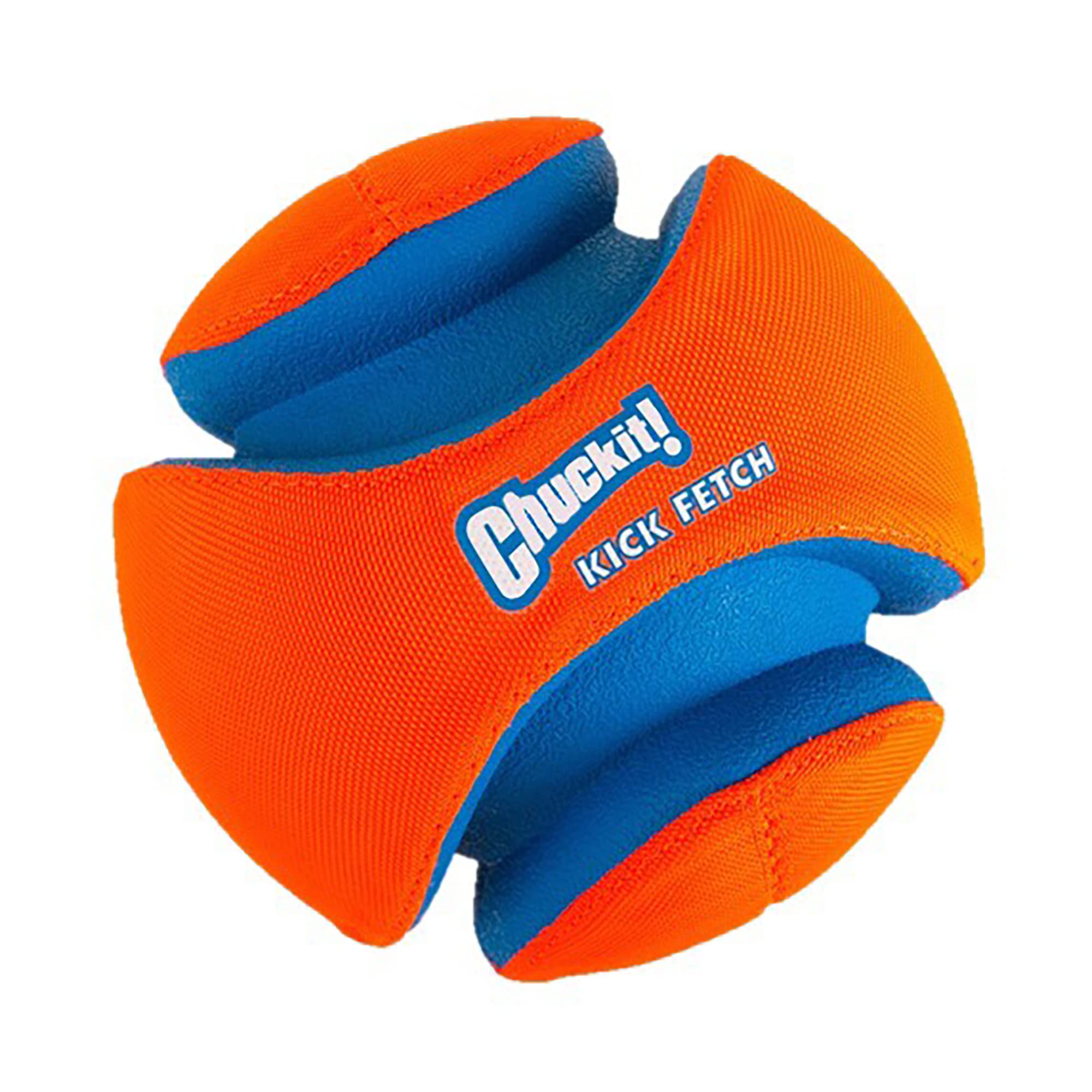 Chuckit! Kick Fetch Ball & Ultra Ball Dog Toy Set - 8 Inch and 2.5 Inch Durable Rubber Dog Balls for Outdoor Play, Training, and Interactive Fetch Games