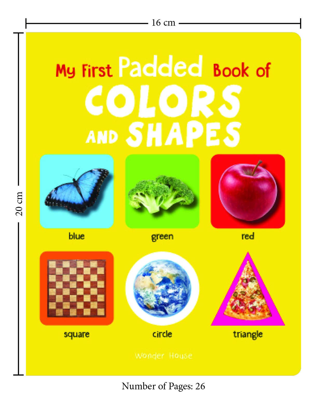 My First Padded Book of Colors and Shapes - Early Learning Board Book for Toddlers & Kids | ABCs, Numbers, Animals | Perfect for Preschool Education & Bedtime Reading