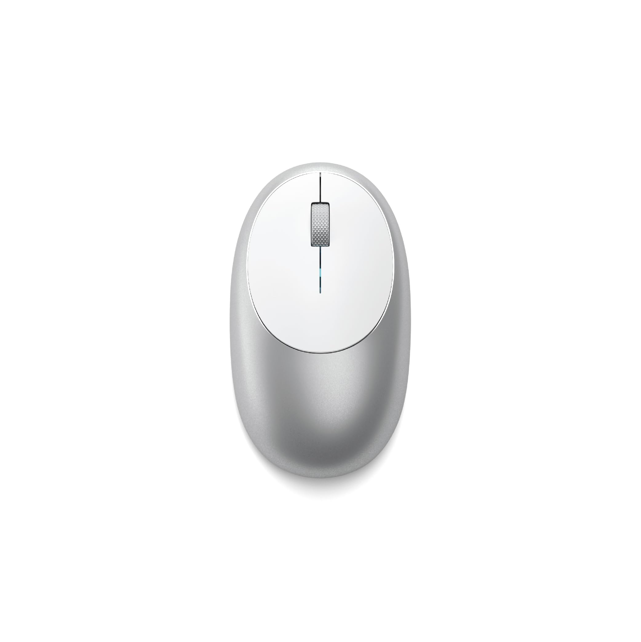 Satechi Wireless Bluetooth Mouse for MacBook Pro M1/M2 - Rechargeable USB-C Mouse for MacBook Air, iMac, Mac Mini & iPad - Slim Portable Design for Office, Travel & Home Use - Silver