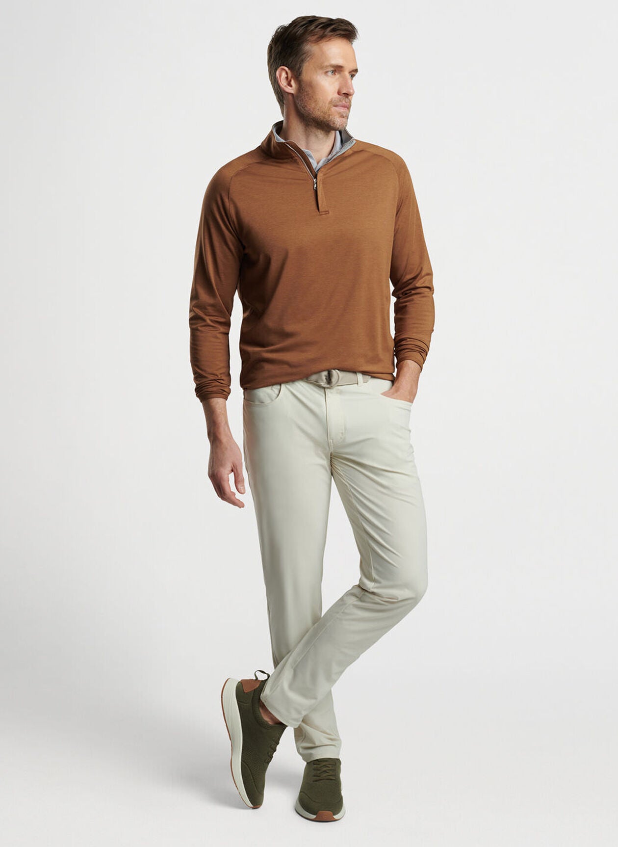 Peter Millar Stealth Performance 1/4 Zip Pullover - Lightweight & Breathable Men's Golf & Casual Wear for All Seasons