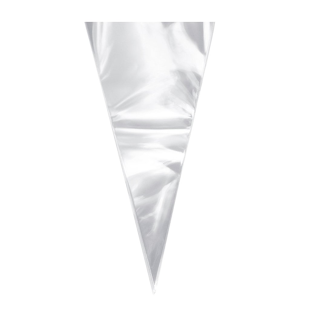50 Clear Cone Sweet Gift Bags - Party Favor Bags for Candy, Treats & Small Gifts - Perfect for Weddings, Baby Showers & Birthday Party Decorations
