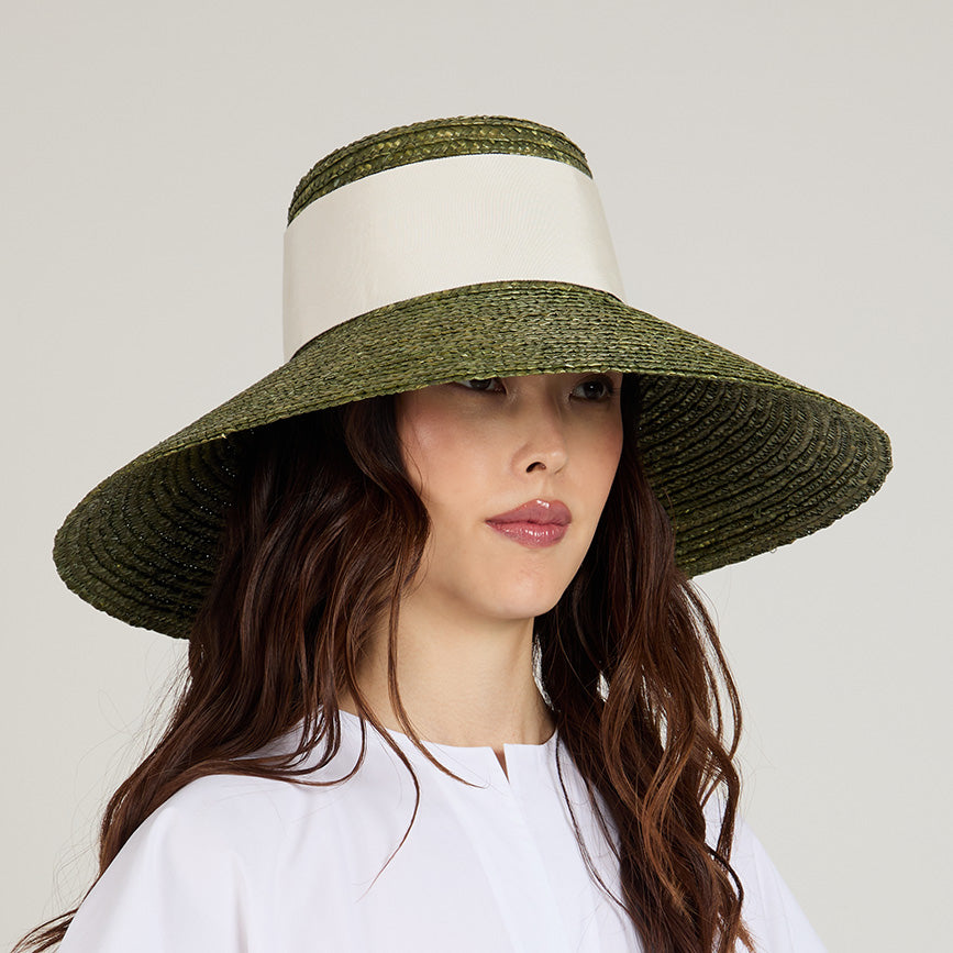 Mirabel Straw Wide Brim Sun Hat for Women - UPF 50+ UV Protection, Breathable Summer Beach Hat for Outdoor, Travel & Gardening