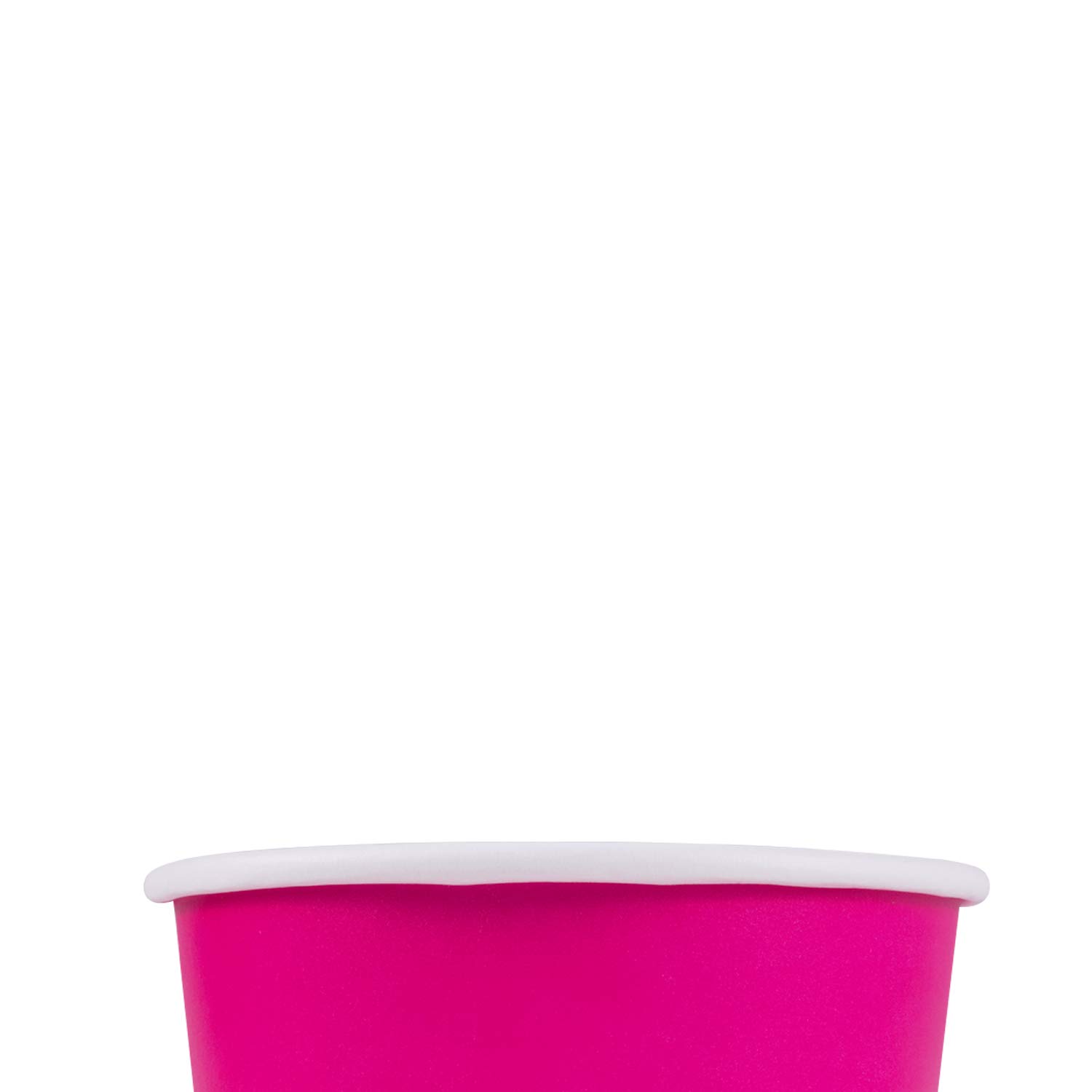 6oz (1000 Count) Pink Paper Ice Cream Cups - Disposable Hot & Cold Food Containers for Ice Cream, Gelato, Yogurt, Snacks - Perfect for Parties, Dessert Shops, Catering & Home Use
