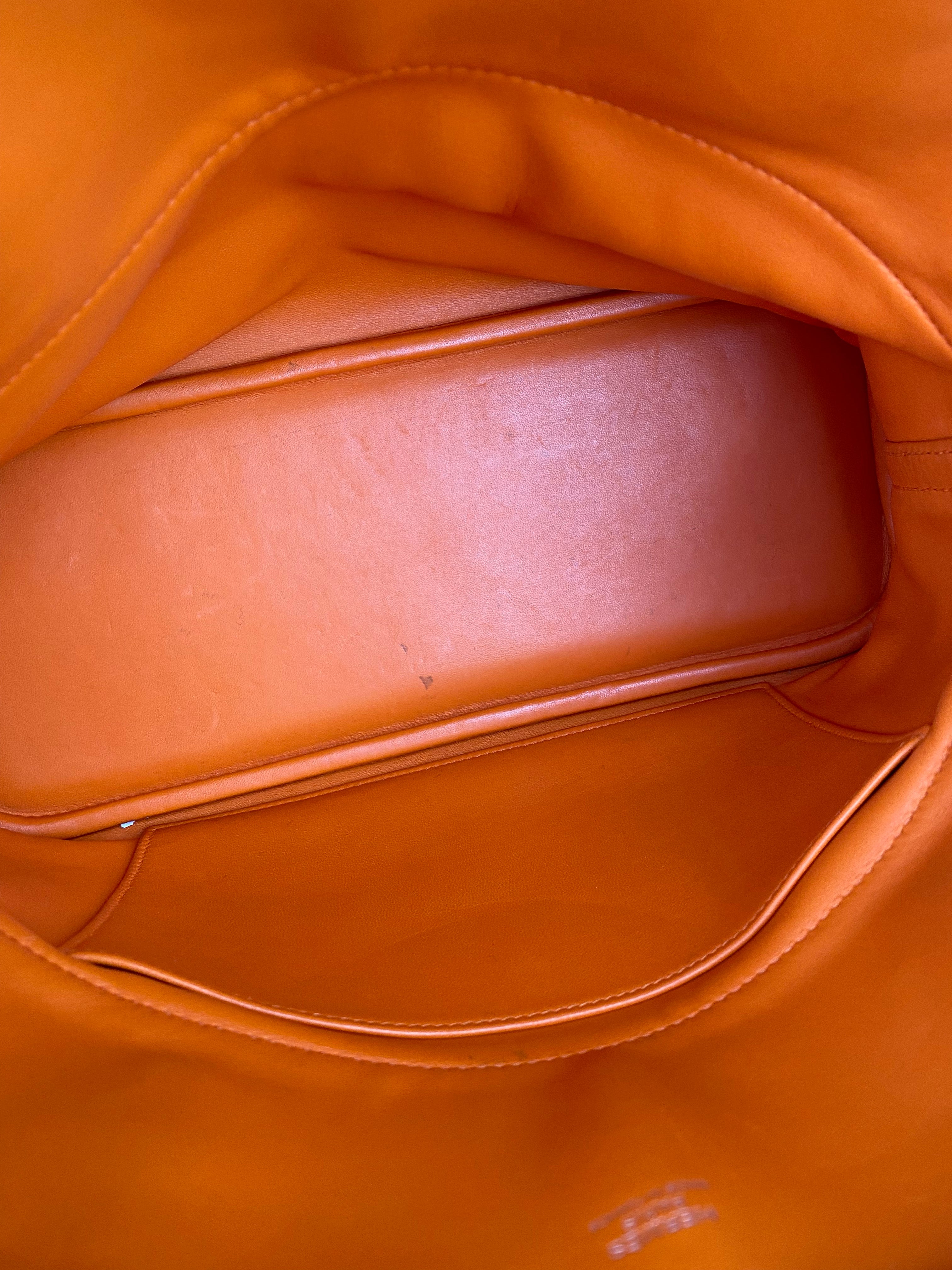 Authentic Hermes Orange Bolide 31 Leather Handbag - Luxury Tote Bag for Women, Perfect for Work, Travel & Everyday Use