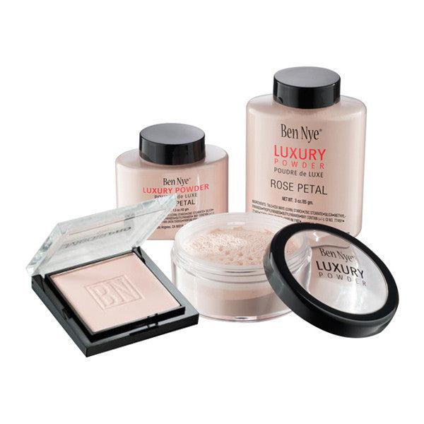 Ben Nye Rose Petal Luxury Powder - Translucent Setting Powder for Makeup, Oil Control & Shine Reduction - Perfect for Professional Makeup Artists & Bridal Looks