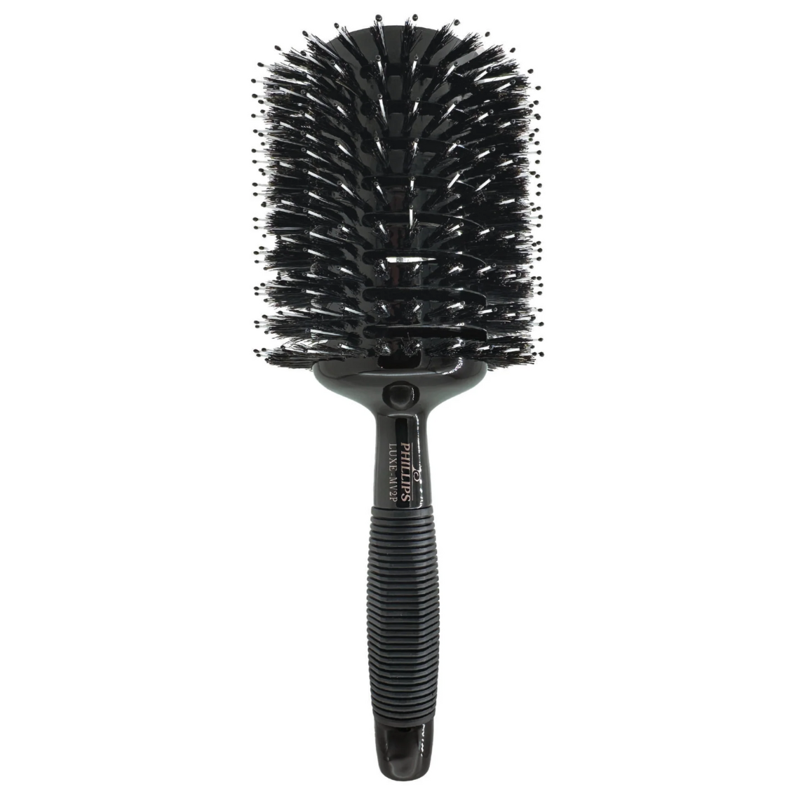 Phillips Brush 4 Monster Vent Poly Tip Round Hair Brush with Mixed Bristles (LUXE MV2P) - Professional Styling Tool for Salon & Home Use