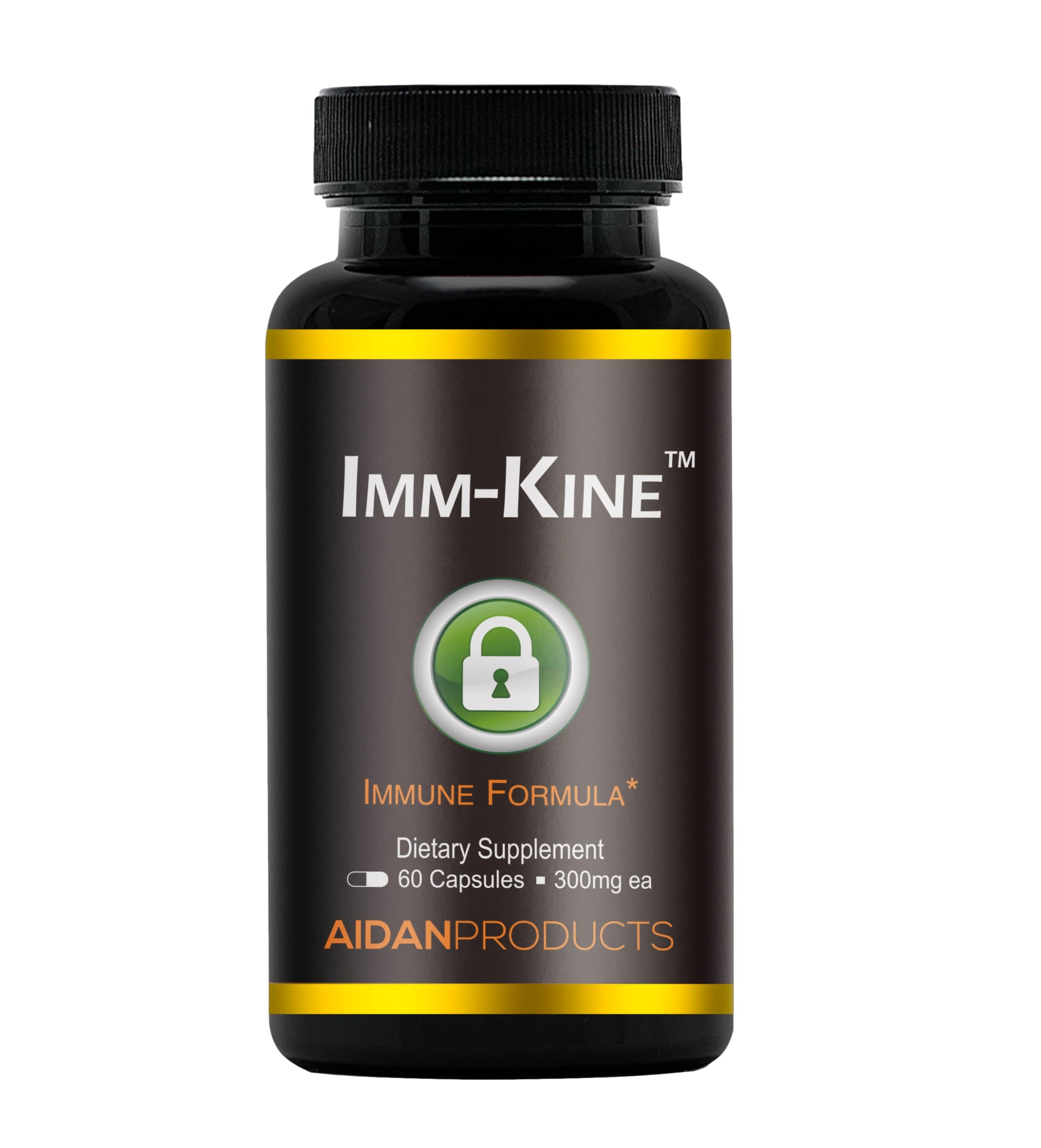 Imm-Kine Advanced Immune Support Supplement with Beta Glucans & Proprietary Immunostimulatory Postbiotic - 60 Capsules for Daily Immune System Boost, Cold & Flu Season Defense, and Overall Wellness Support