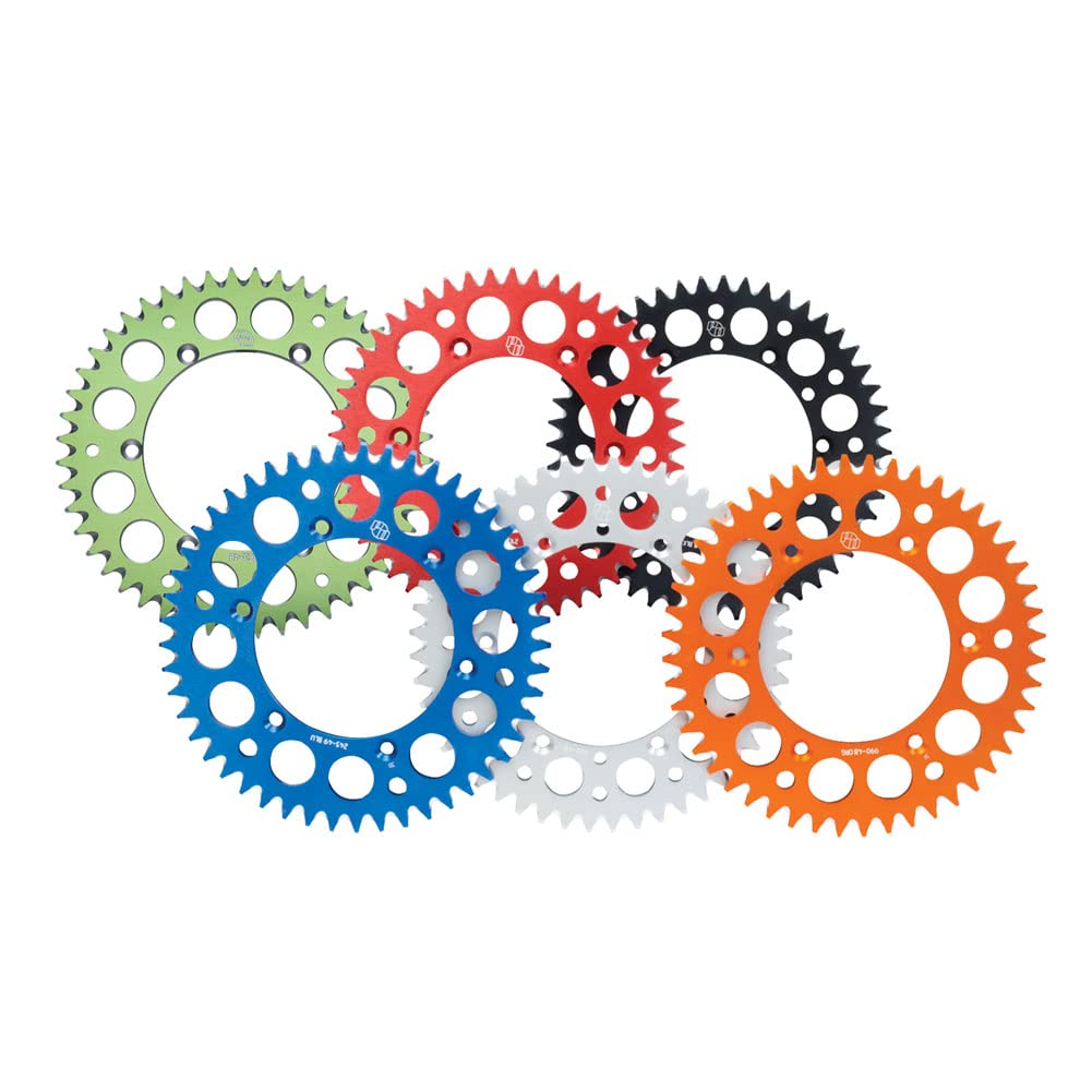 45T Rear Aluminum Sprocket for Motorcycle & ATV - High Performance Red Bike Gear - Perfect for Off-Road, Racing & Custom Builds