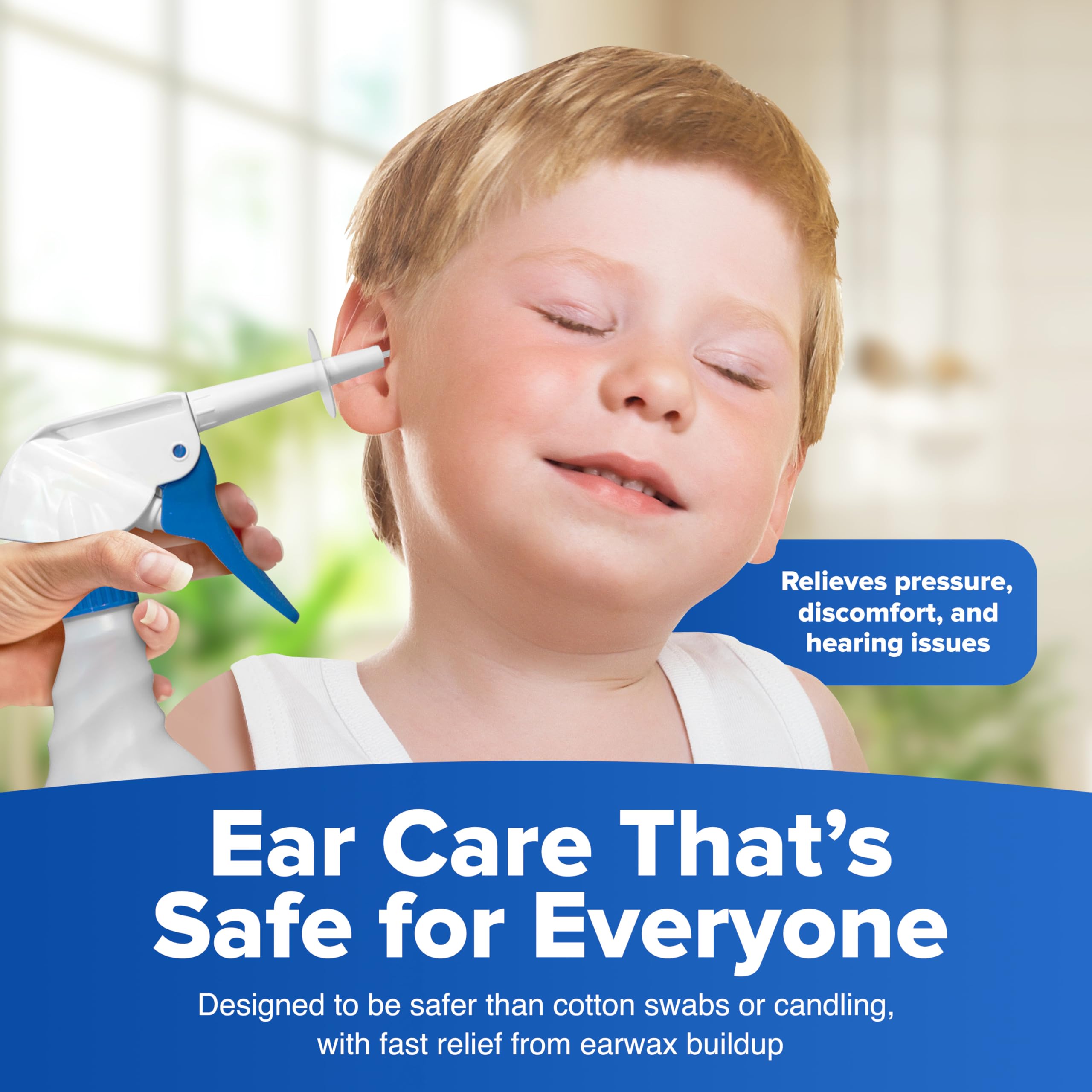 **EarClear Rx Complete Ear Wax Removal & Cleaning Kit – Safe, Gentle, Doctor-Recommended for Adults & Kids – Includes Bottle Washer, Basin & 20 Rigid & Flexible Tips – Perfect for Home Use, Travel, and Professional Ear Care**