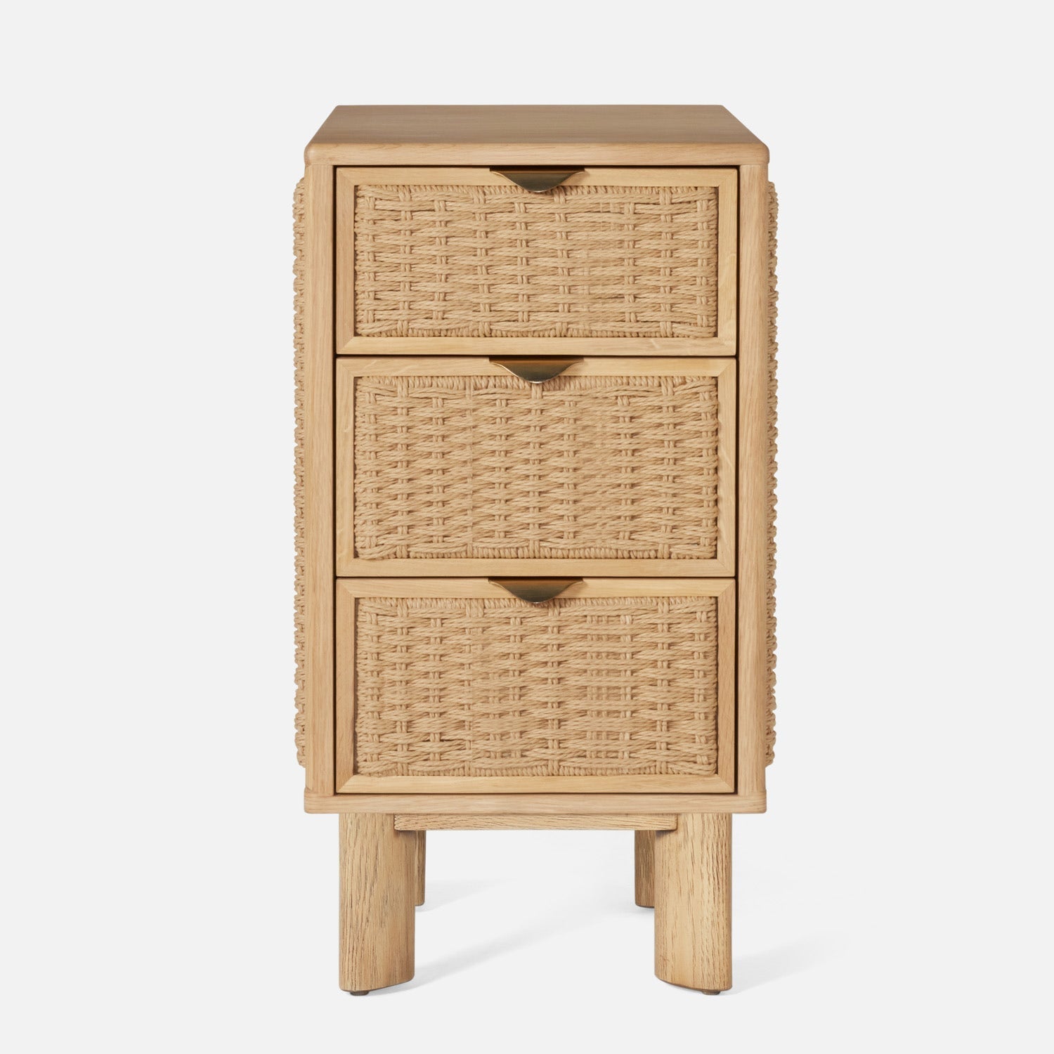 Modern Vienna Nightstand with Two Color Options - Perfect for Bedroom, Living Room, or Office Storage