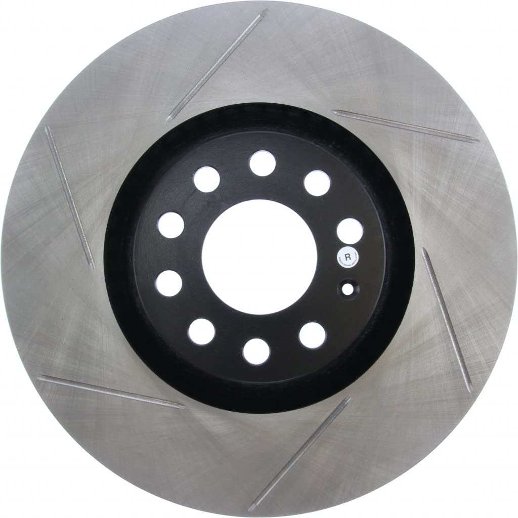 StopTech Slotted Brake Rotor Front Driver Side for 2001-2005 Audi Allroad Quattro | 126.33096SL | High-Performance Braking for Street & Track Use