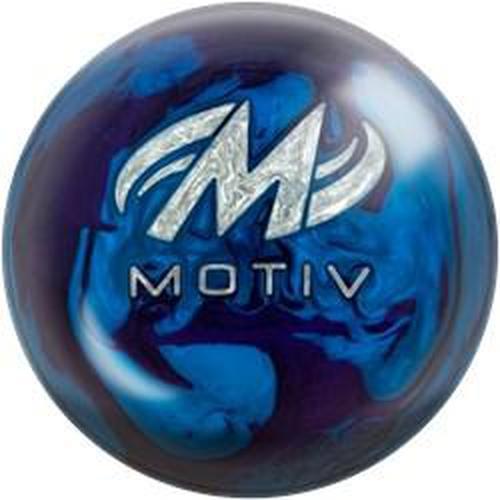 Motiv Thrill Purple Blue Pearl Bowling Ball | High Performance Reactive Resin | Perfect for League Play & Tournament Strikes