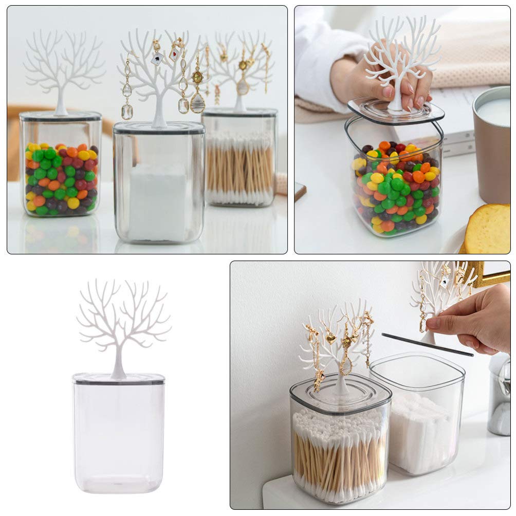 1pc Desktop Jewelry Organizer Box - Multi-Purpose Storage for Rings, Bracelets & Jewelry - Perfect for Home, Office & Travel Use