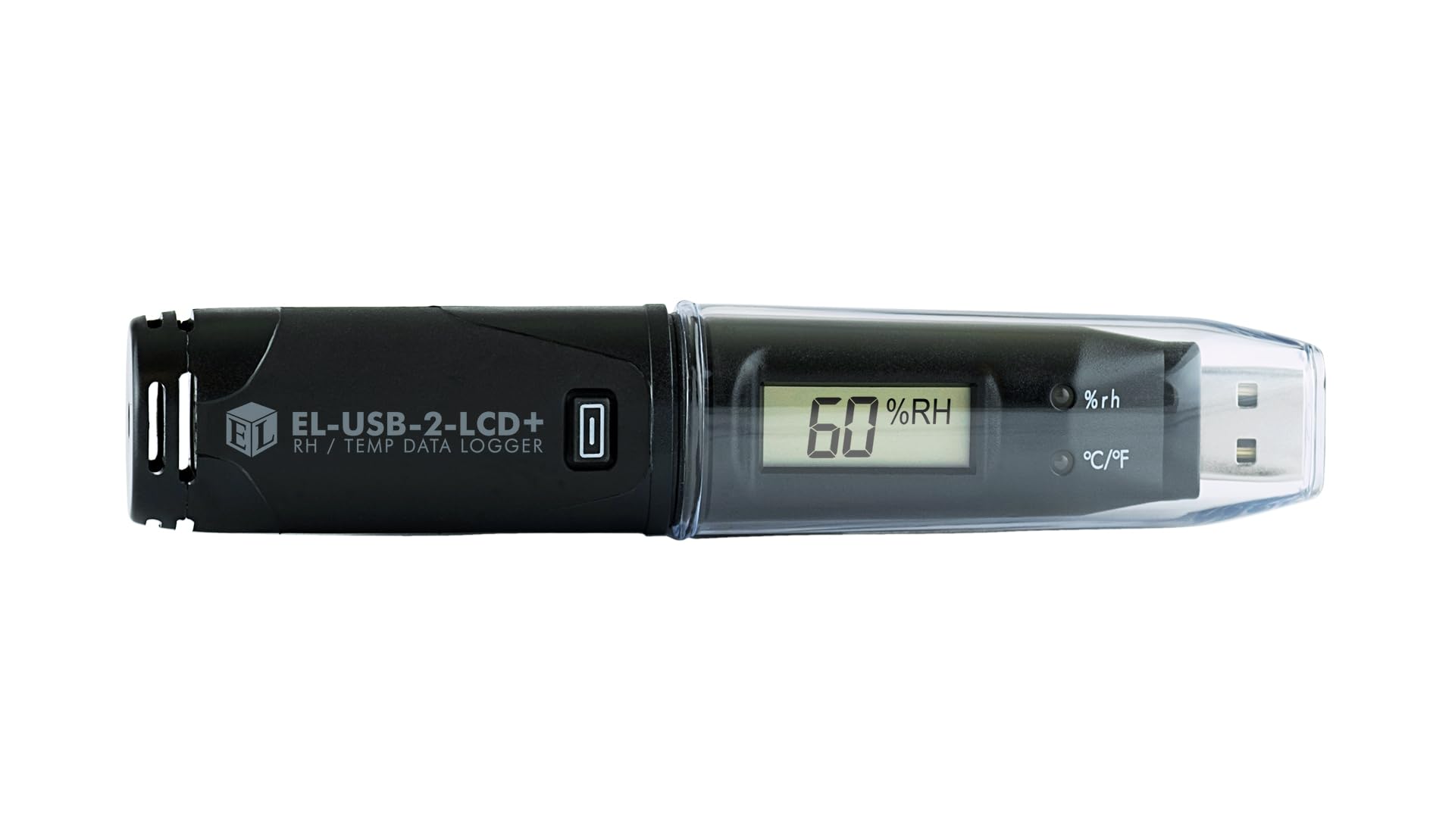 High Accuracy EL-USB-2-LCD+ Temperature Humidity & Dew Point Data Logger with LCD Display - Ideal for HVAC Monitoring, Laboratory Research & Industrial Environmental Control