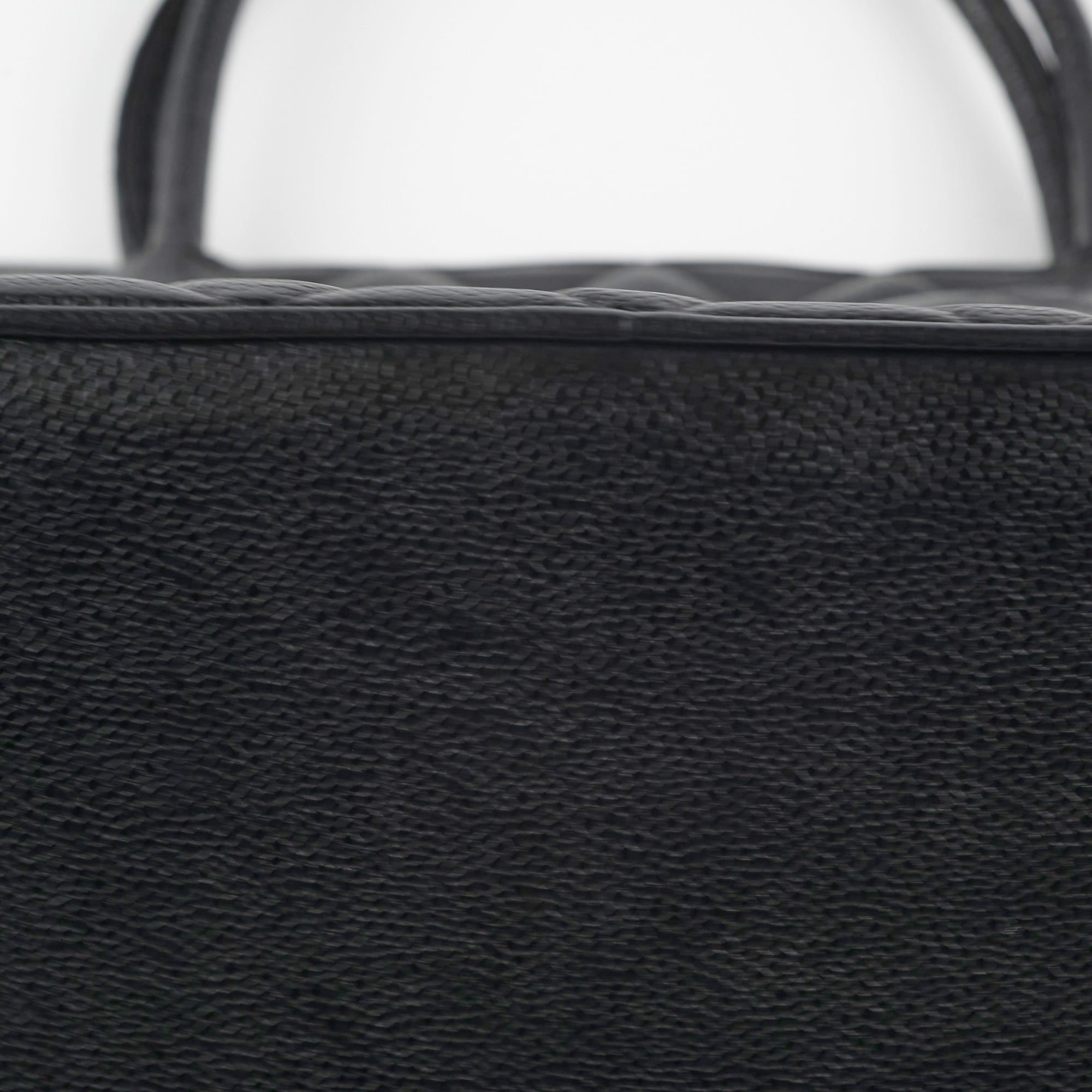 Chanel Mademoiselle Black Caviar Leather Tote Bag for Women - Luxury Designer Handbag for Work, Travel & Everyday Use
