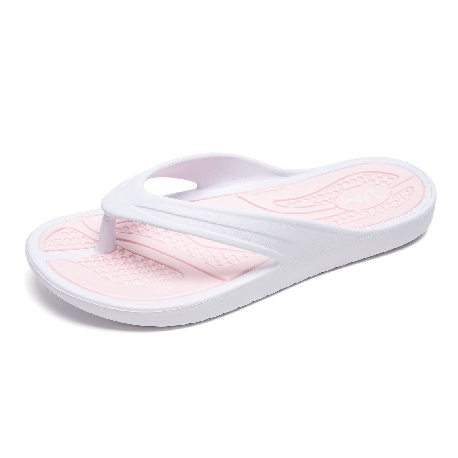 LM Women's Flip Flops - Comfortable Thong Sandals for Beach, Shower & Pool - Lightweight Slip-On Water Shoes for Summer Casual Wear