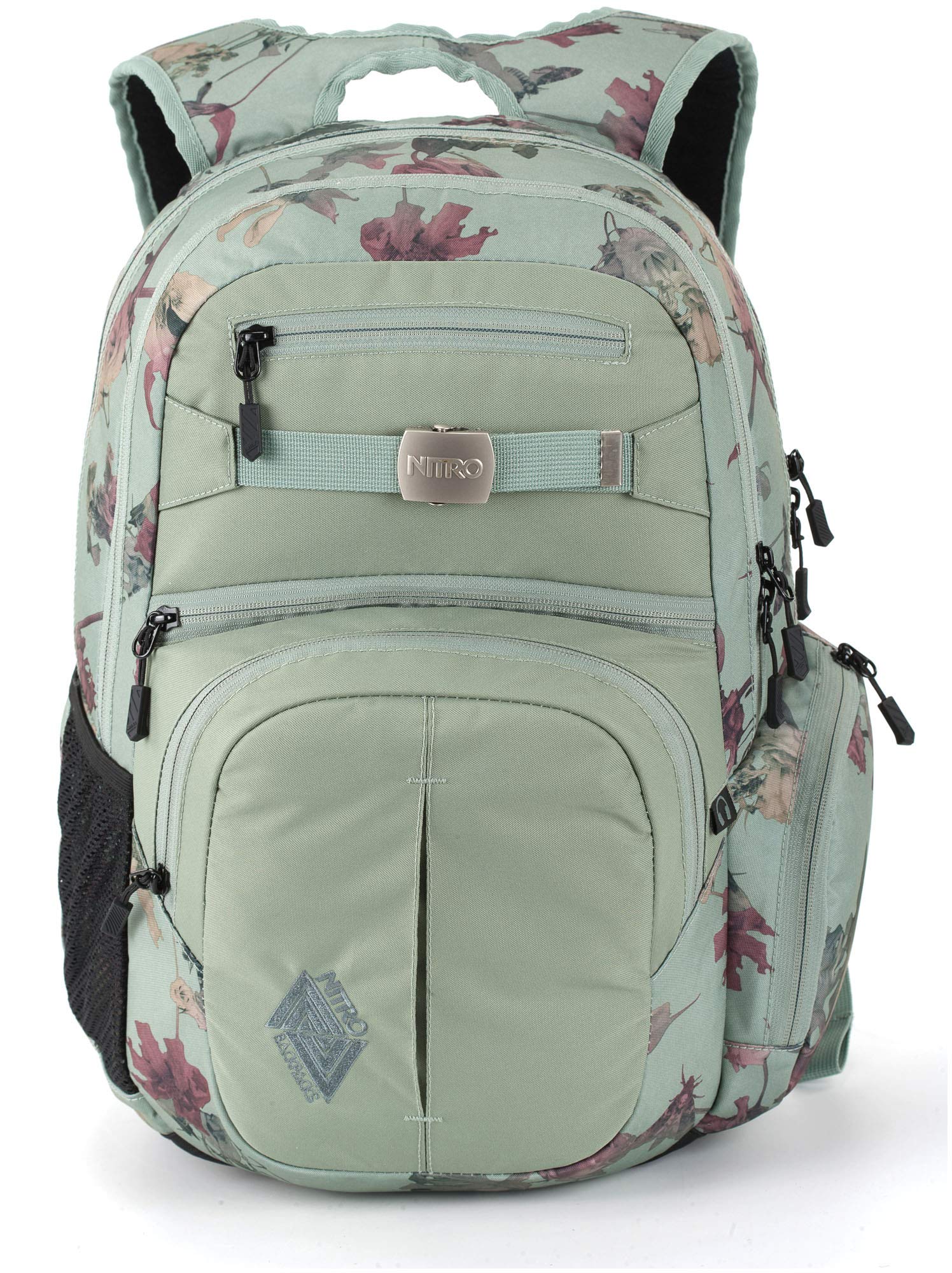 Nitro Unisex Adult Hero Pack 15 Backpack - Dead Flower Print, 52x38x23cm, 37L Capacity - Perfect for School, Travel & Outdoor Adventures