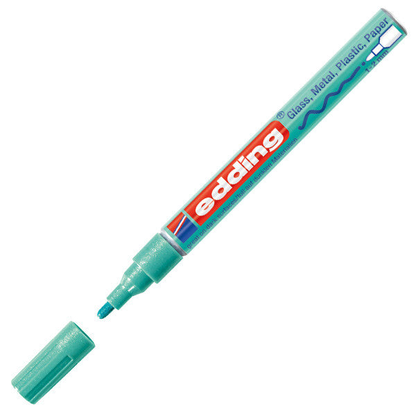 edding 751 Gloss Paint Marker Pen - Medium Point, Oil-Based, Permanent Paint Marker for Glass, Metal, Plastic, Ceramics - Perfect for DIY Crafts, Signage, and Industrial Labeling