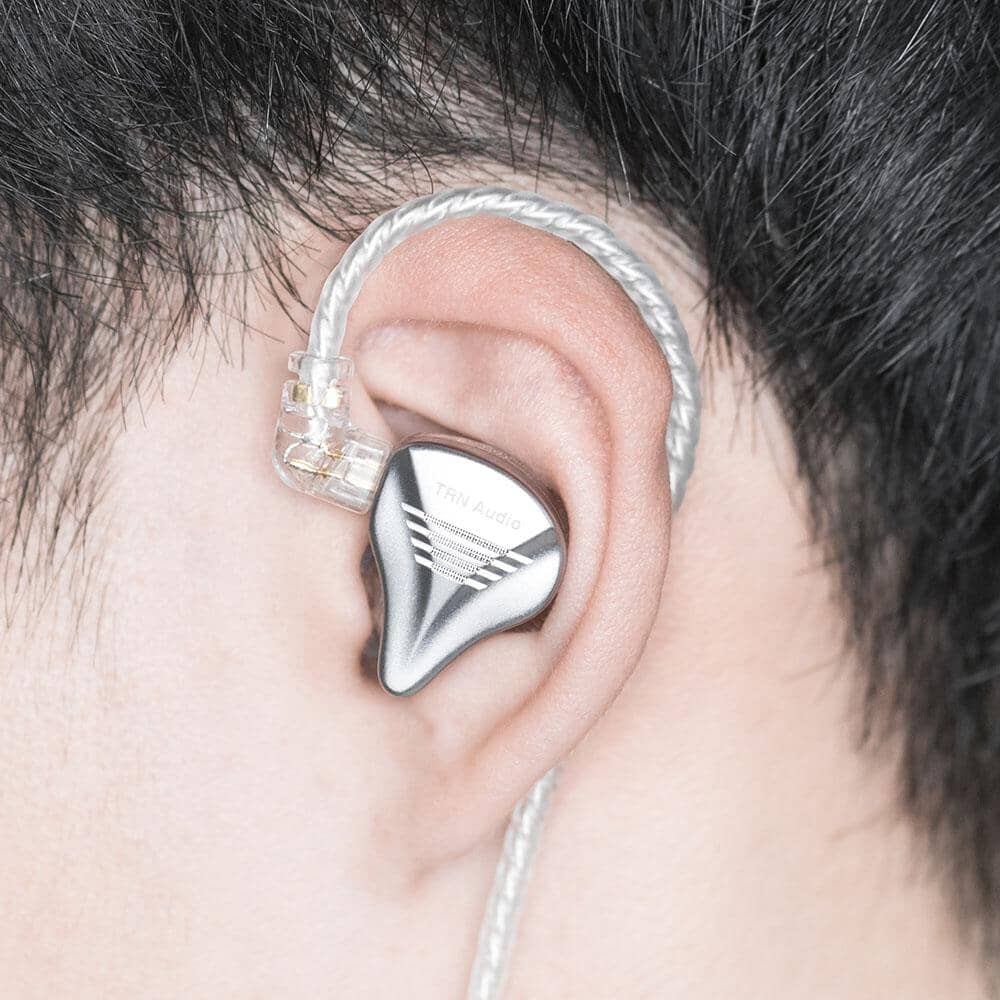 TRN TA2 2BA+1DD Hybrid In-Ear Monitors - High Resolution Audiophile Earphones for Music, Gaming & Studio Monitoring
