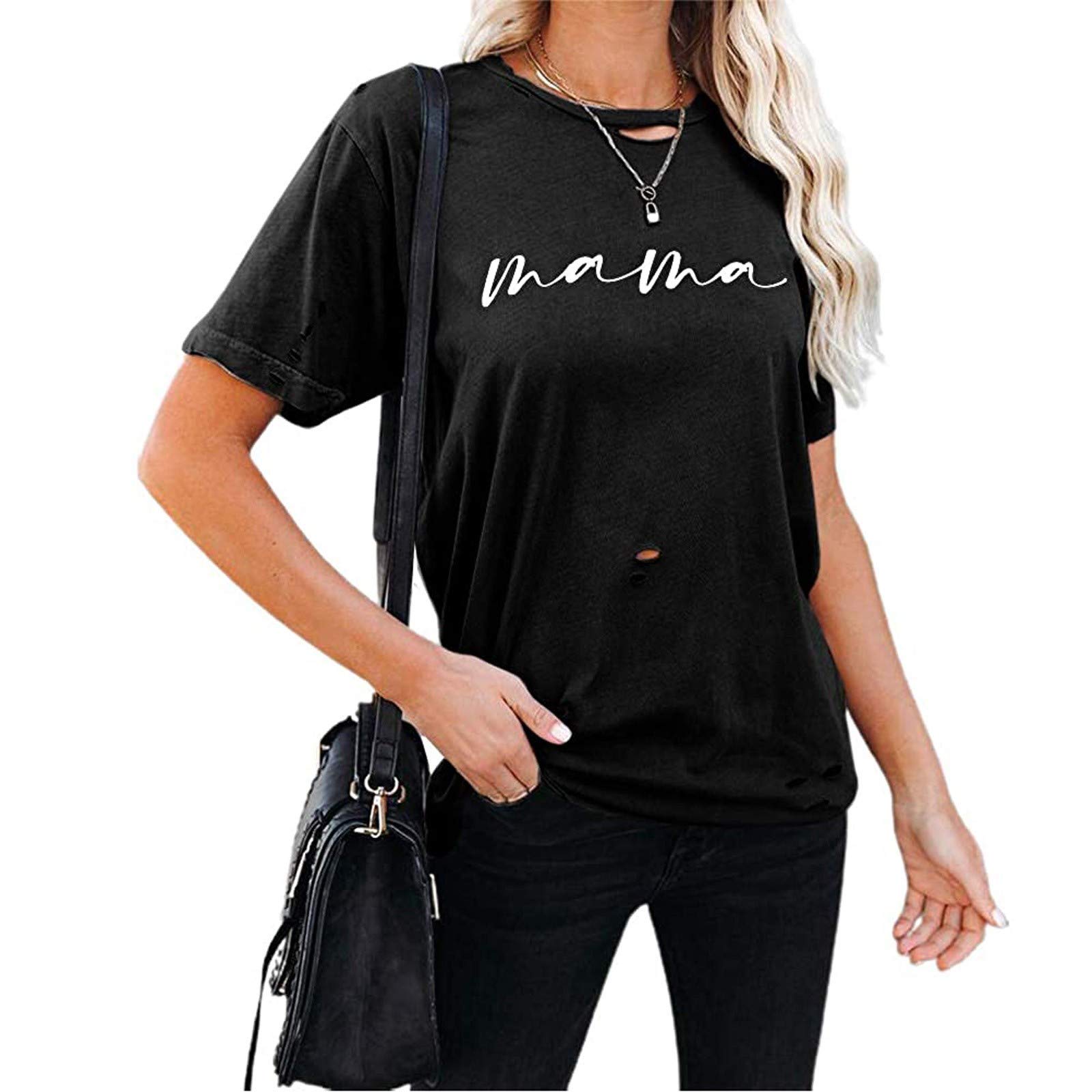 Women's Loose Fit Crop Tops - Short Sleeve Crewneck Casual T-Shirts & Business Blouses for Work, Summer, and Everyday Wear
