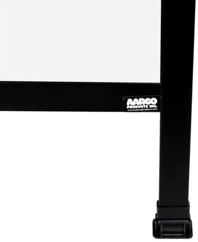 Aarco A-Frame Sidewalk Sign Board with White Melamine Markerboard & Black Aluminum Frame - 42