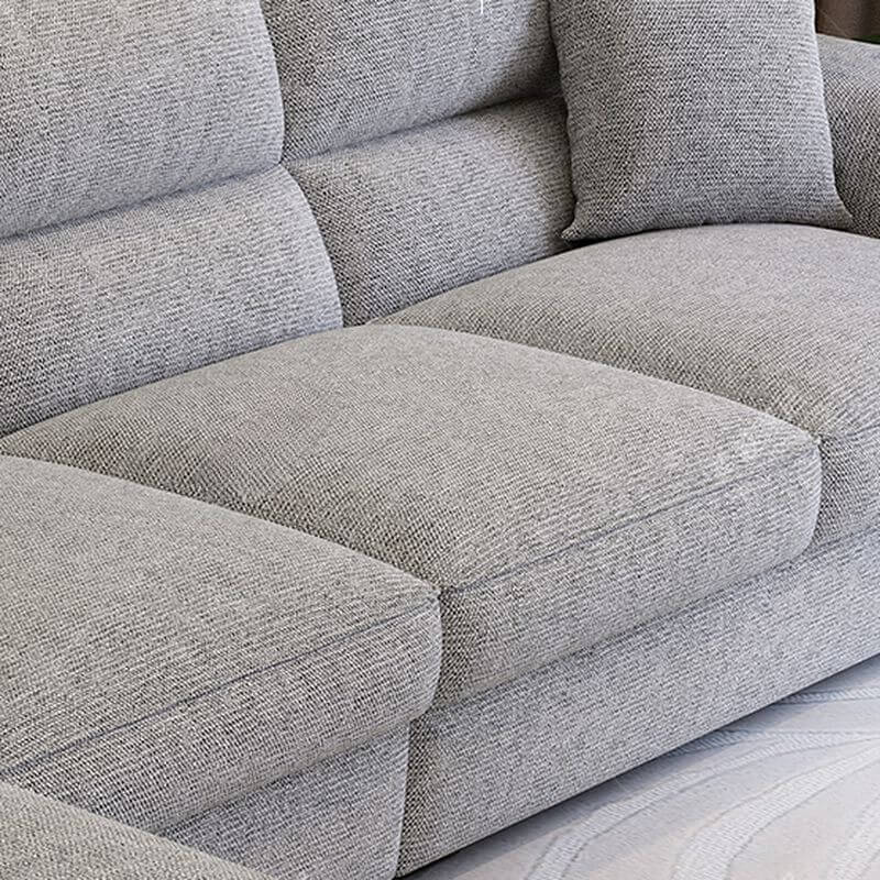 Modern L-Shaped Sectional Sofa with Chaise Lounge - Right Hand Facing, Sturdy Concealed Support - Perfect for Living Room, Home Theater & Small Spaces