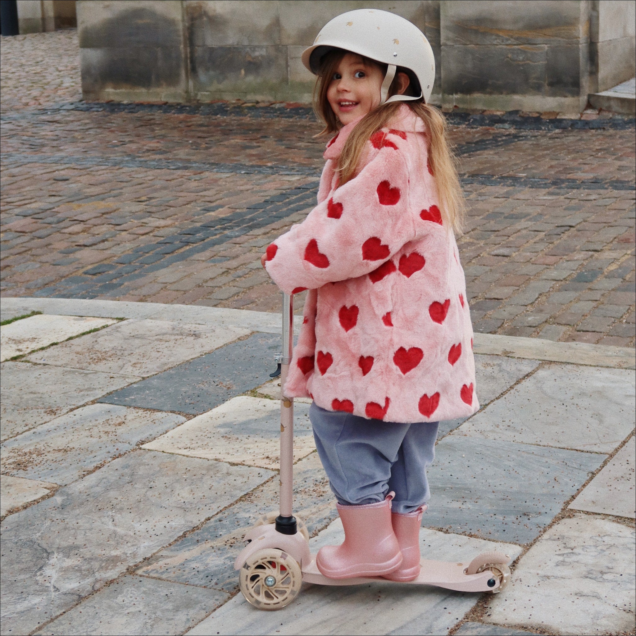 KONGES SLØJD Kids Scooter - Adjustable Height 3 Wheel Kick Scooter for Boys & Girls Ages 2-5, Lemon Yellow | Perfect for Outdoor Play, Park Rides & Learning Balance