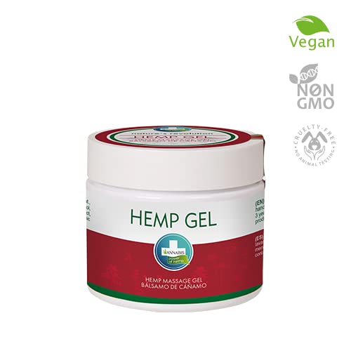 Annabis Hemp Oil Infused Muscle Relief Gel for Pain & Soreness | THC-Free Deep Tissue Massage Gel | 330ml | Post-Workout Recovery & Joint Support
