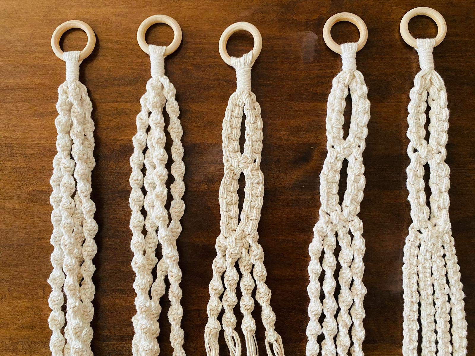 Handmade Macrame Plant Hanger for Indoor & Outdoor Decor - Boho Wall Hanging Planter for Home, Garden, Balcony, and Patio
