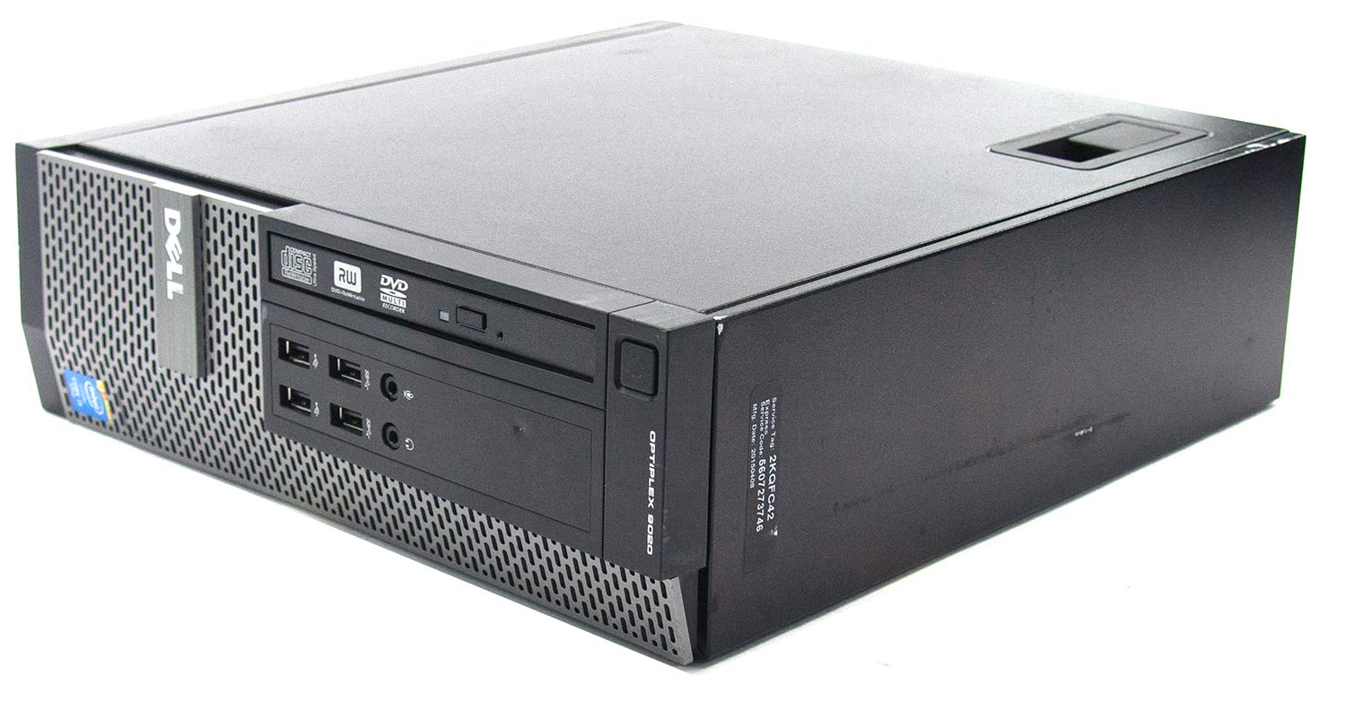 Dell OptiPlex 9020 SFF Desktop Computer - Intel Core i5-4570 3.2GHz, 16GB RAM, 128GB SSD + 1TB HDD, DVD-RW, WiFi, Windows 10 Pro 64-bit | Dual 22