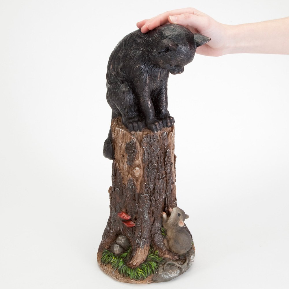 Cat & Mouse Garden Statue - 17