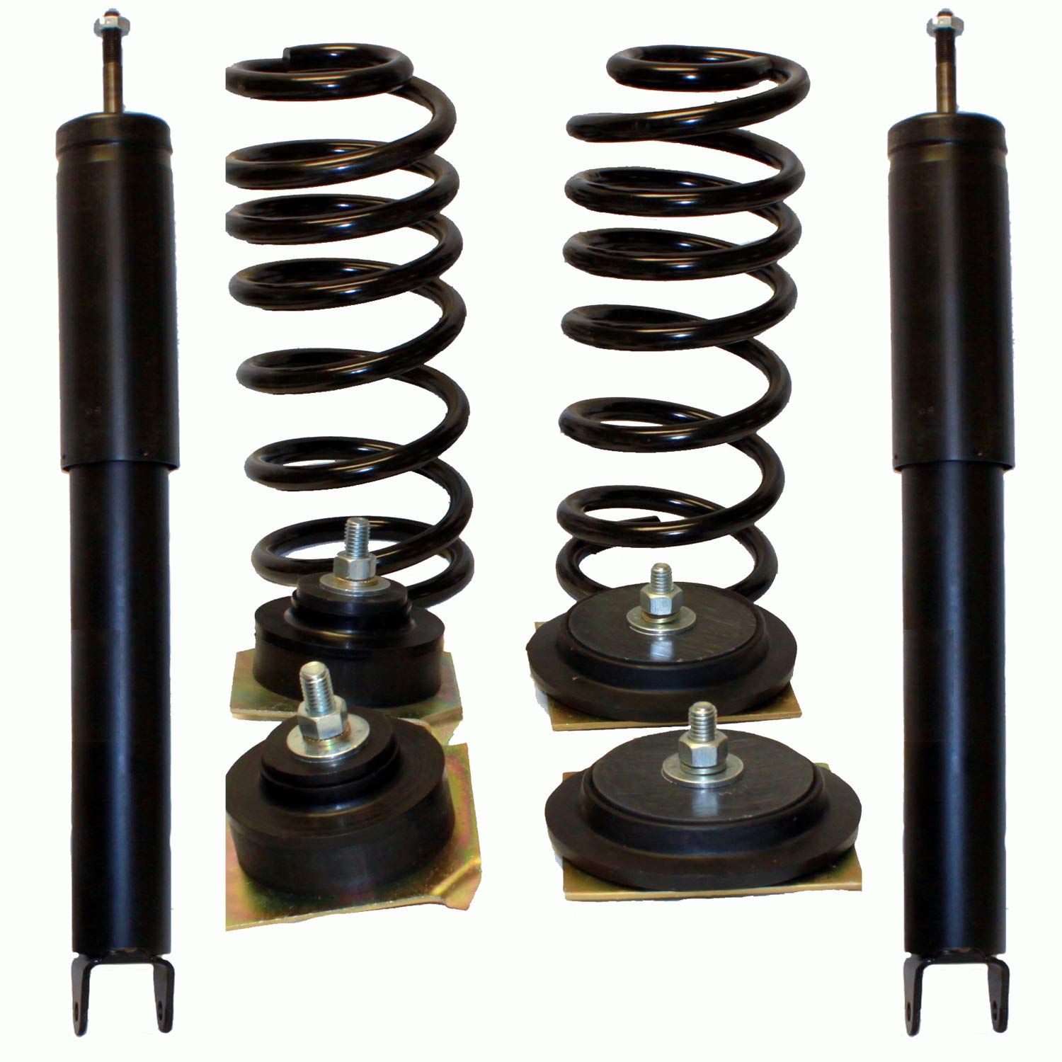 Westar CK-7803WS Air to Coil Spring Conversion Kit for Trucks & SUVs - Heavy Duty Suspension Upgrade for Off-Roading & Towing