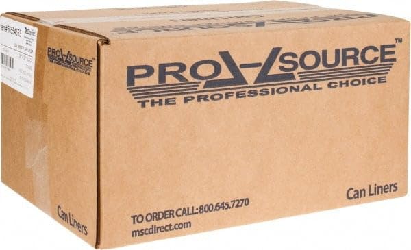 Heavy-Duty 60 Gallon Black Trash Bags - 2 Mil Thick LDPE - Pack of 100 - Large Garbage Bags for Home, Office, Commercial Use & Outdoor Cleanup