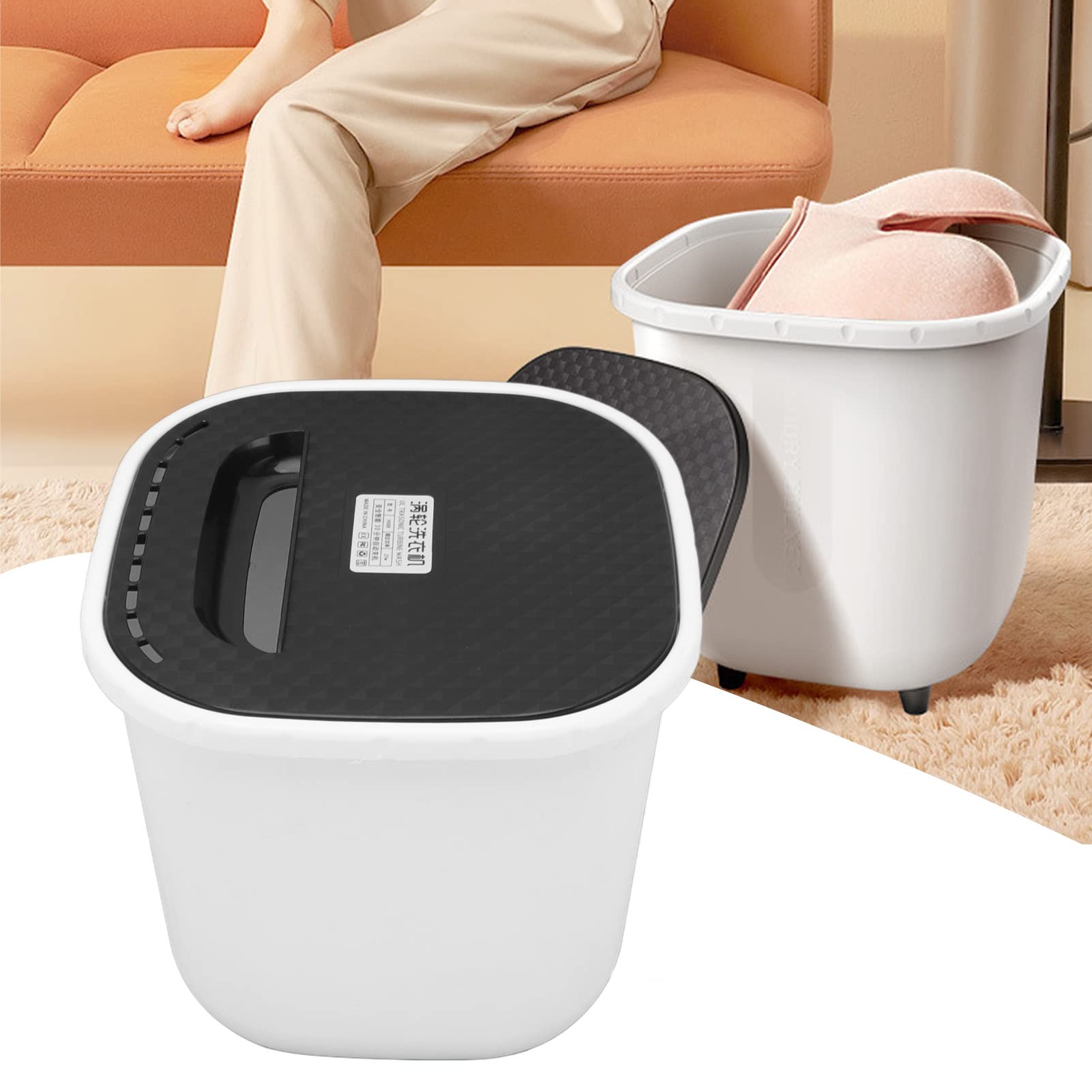 6L Mini Washing Machine with Forward & Reverse Rotation - USB Powered Portable Washer for Underwear, Socks, Baby Clothes | Compact Laundry Solution for Dorms, Apartments, Camping & Travel