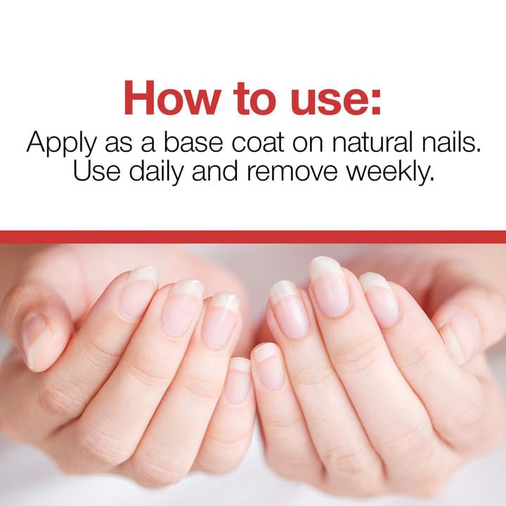 Probelle Nail Strengthener & Growth Treatment - Natural Clear Nail Polish for Repairing Damaged & Thin Nails | Stops Splits, Chips & Cracks | Strengthens & Conditions Nails | Perfect for Weak, Brittle Nails & Nail Care Routine