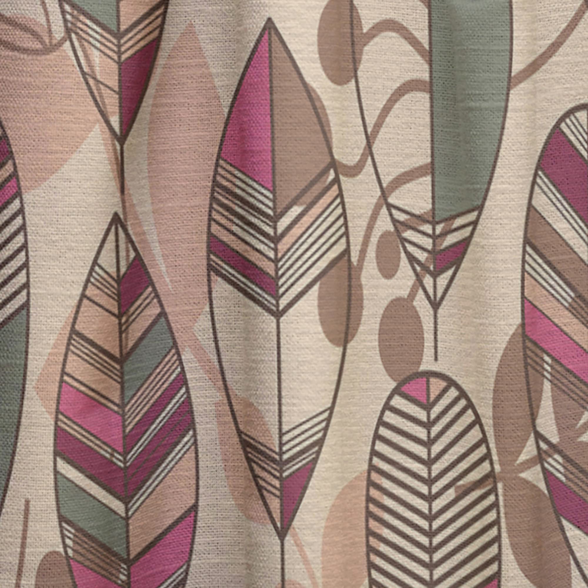 DesignQ Retro Autumn Floral Curtains - Thermal Insulated Blackout Drapes for Bedroom & Living Room (52x95 Inch, Single Panel) - Perfect for Cozy Home Decor & Light Blocking