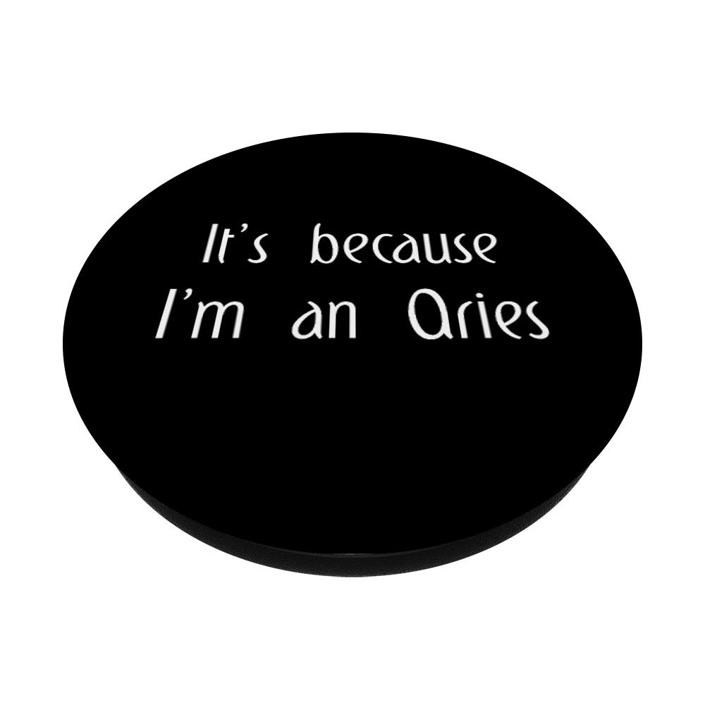Aries Horoscope Gifts for Men, Women & Kids - Fun Swappable PopGrip & PopSockets - Perfect for Phone Accessories, Zodiac Lovers & Astrology Enthusiasts