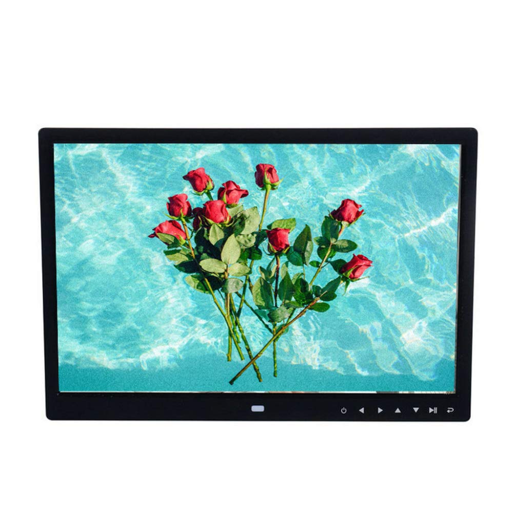 15 Inch Digital Photo Frame - 1440x900 HD Resolution Electronic Picture Frame with USB/SD Card Support | Black & White Digital Album for Home, Office & Advertising Display