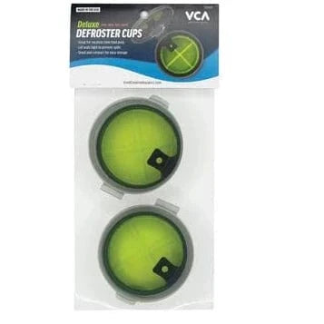 70mm Deluxe Frozen Food Defroster Cups - 2 Pack | Quick Thawing for Meat, Seafood & Vegetables | Perfect for Meal Prep, Cooking & Emergency Food Storage - VCA Certified