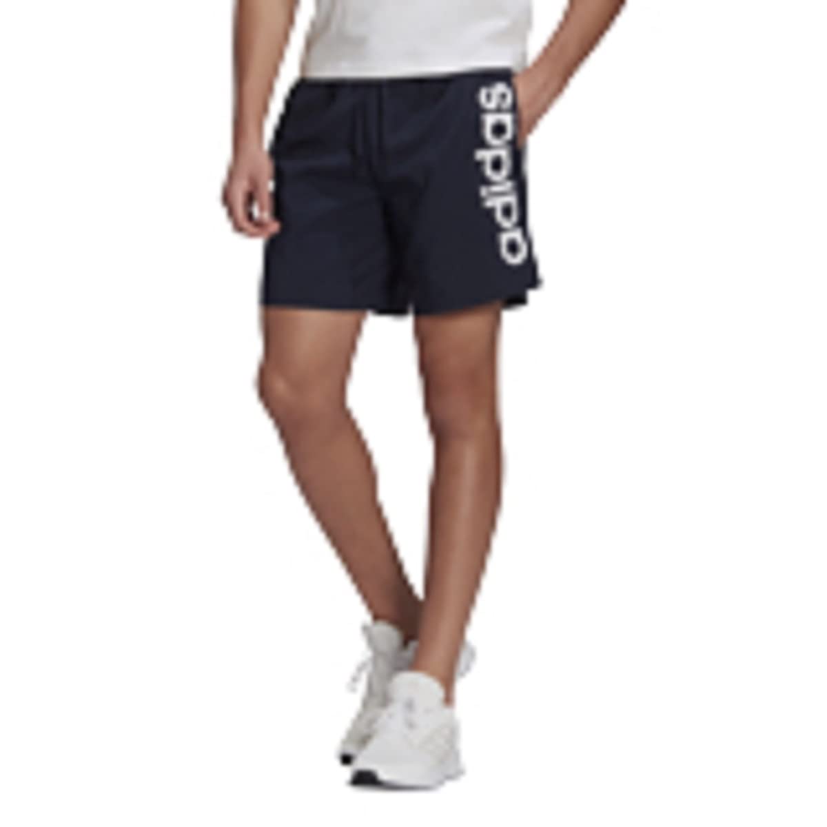 Adidas Men's Aeroready Essentials Chelsea Linear Logo Athletic Shorts - Lightweight Quick-Dry Workout Shorts for Running, Gym & Casual Wear