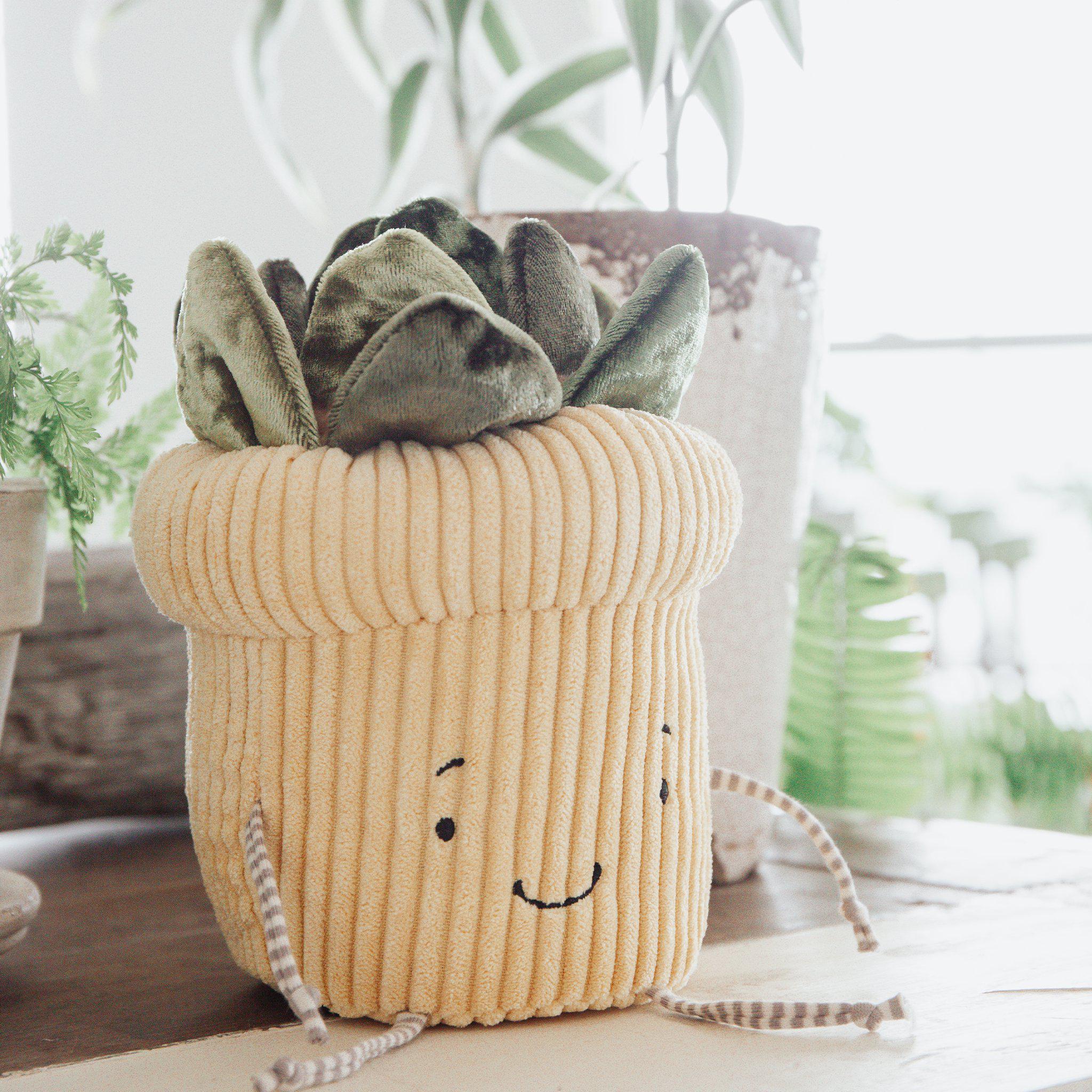 Soft Succulent Plush Pillow - Cute Decorative Throw Pillow for Windowsill, Desk, or Bed - Perfect for Home, Office, and Gift Giving